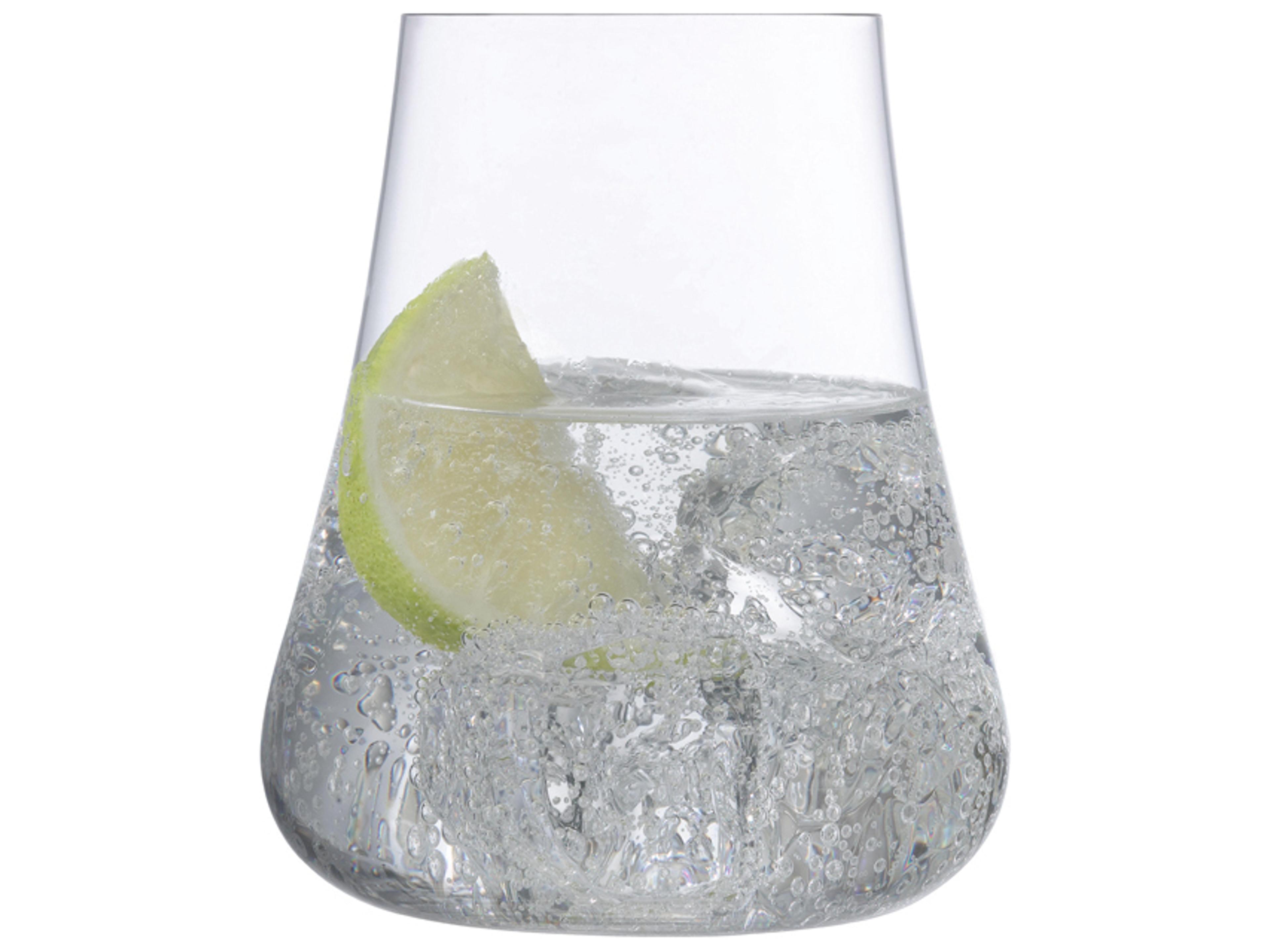 NUDE Stem Zero Volcano Clear Glass Set of 2