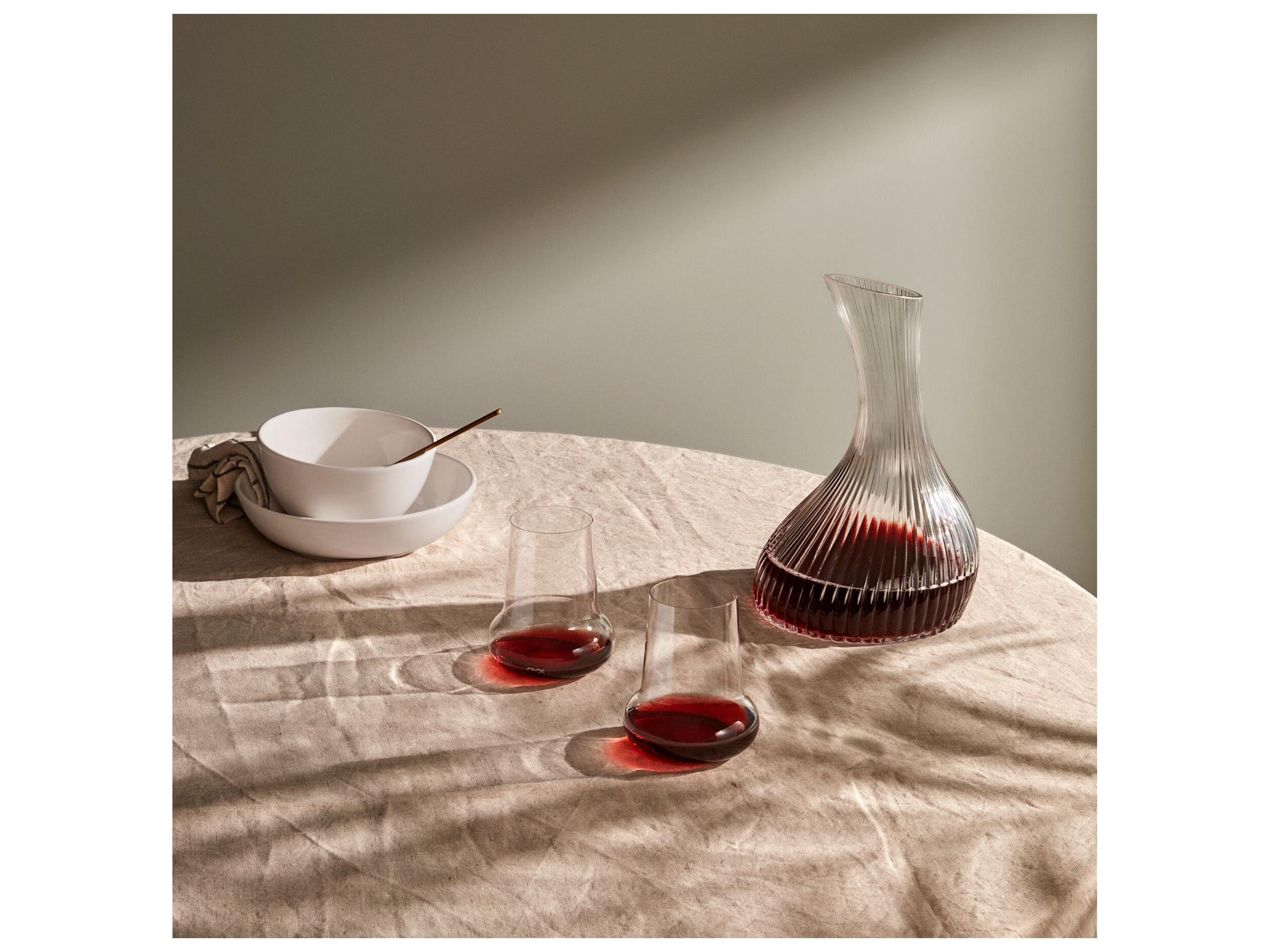 NUDE Ghost Zero Belly Clear Belly Glass Set of 2