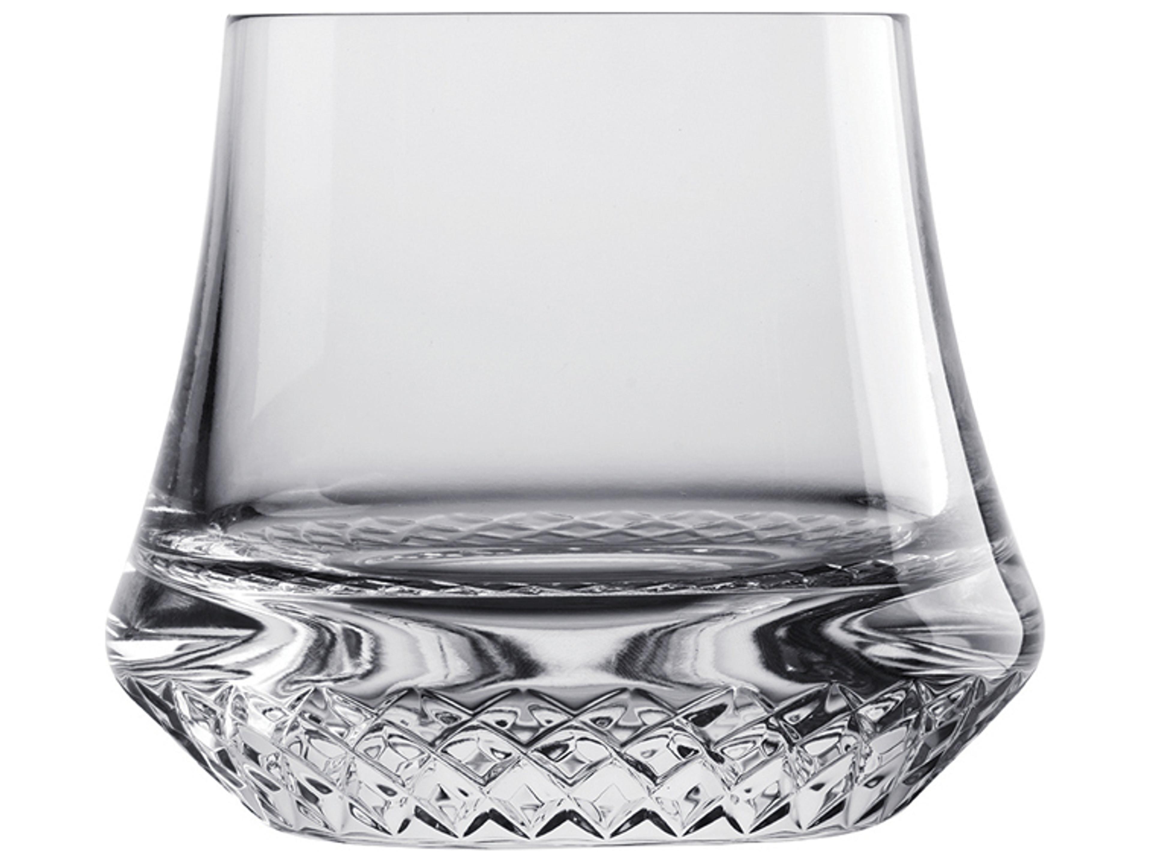 Glass Paris Old Fashioned Whiskey Glass Set of 2 Engraved Tumblers