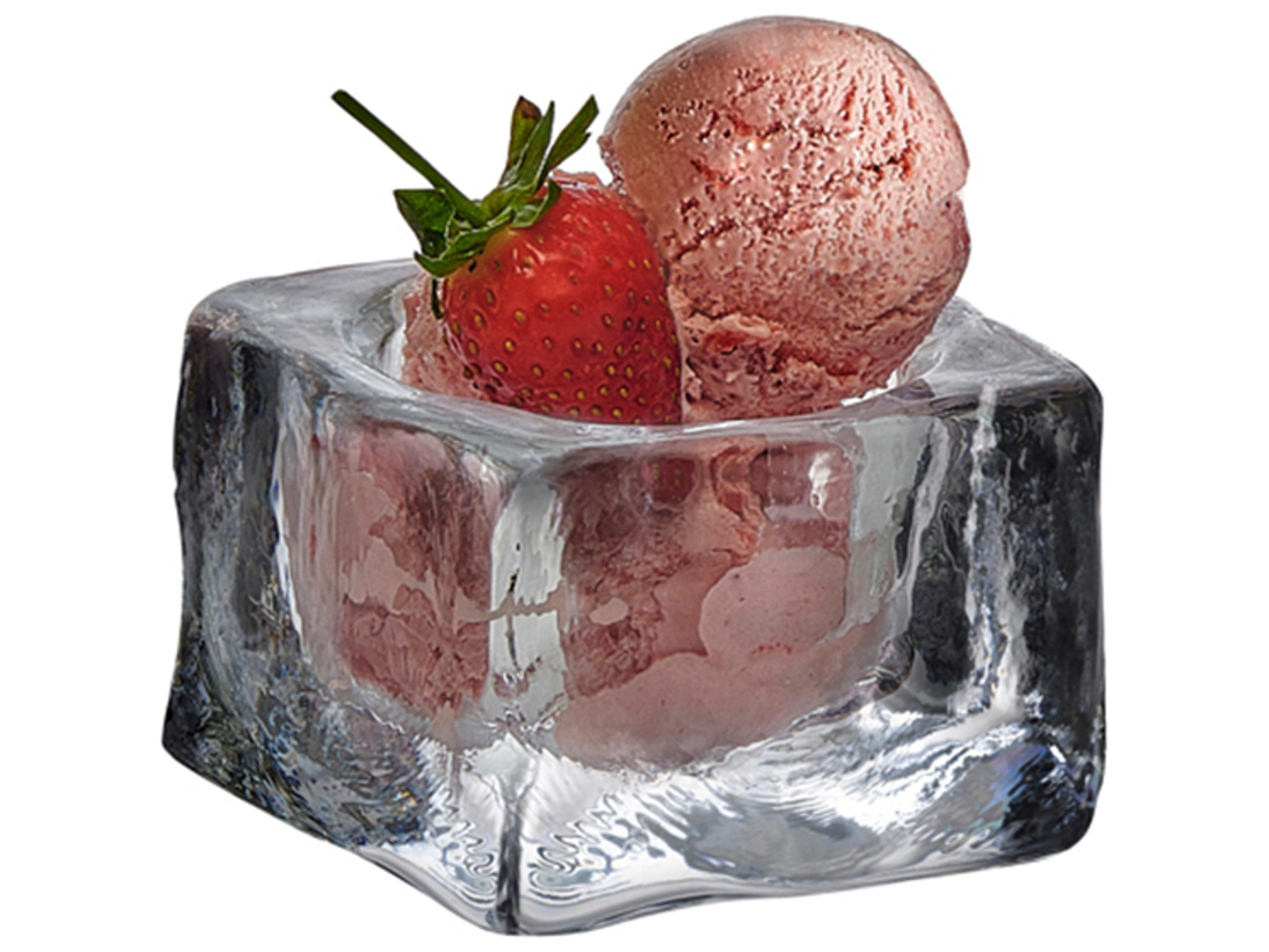 NUDE Ice Cube Clear Ice Cream Cup