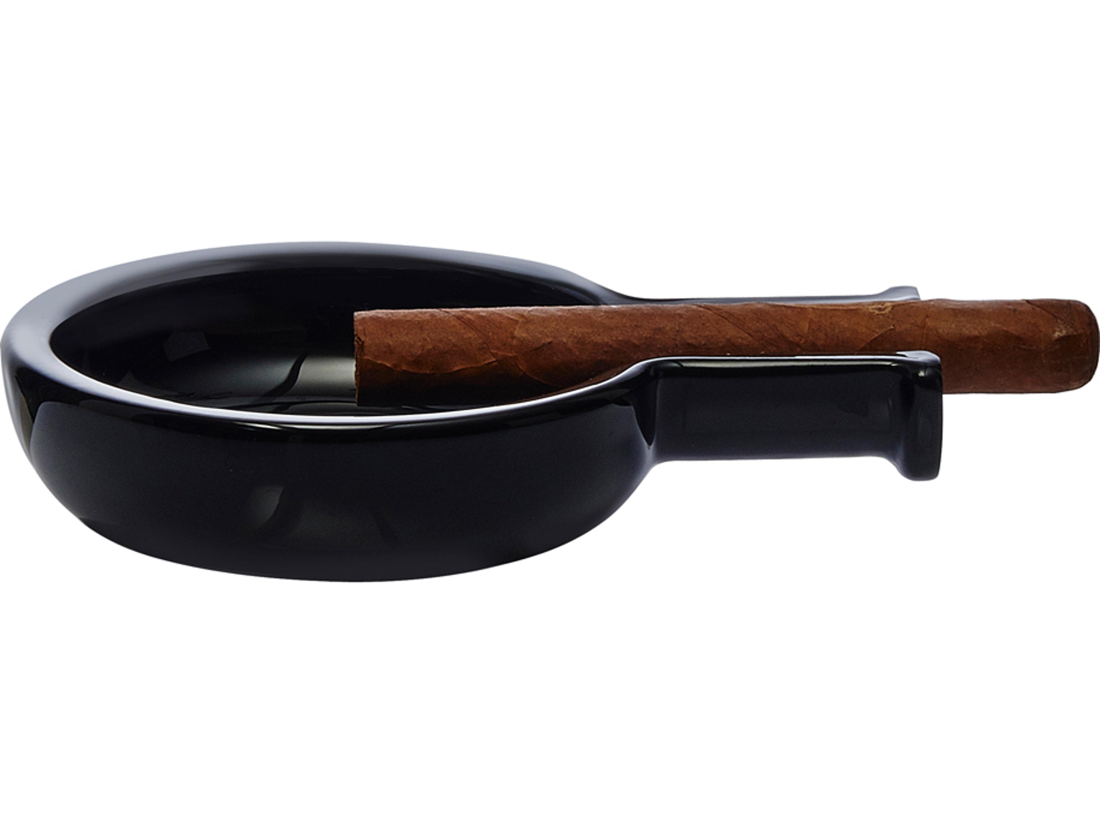 NUDE Egoist Black Ashtray