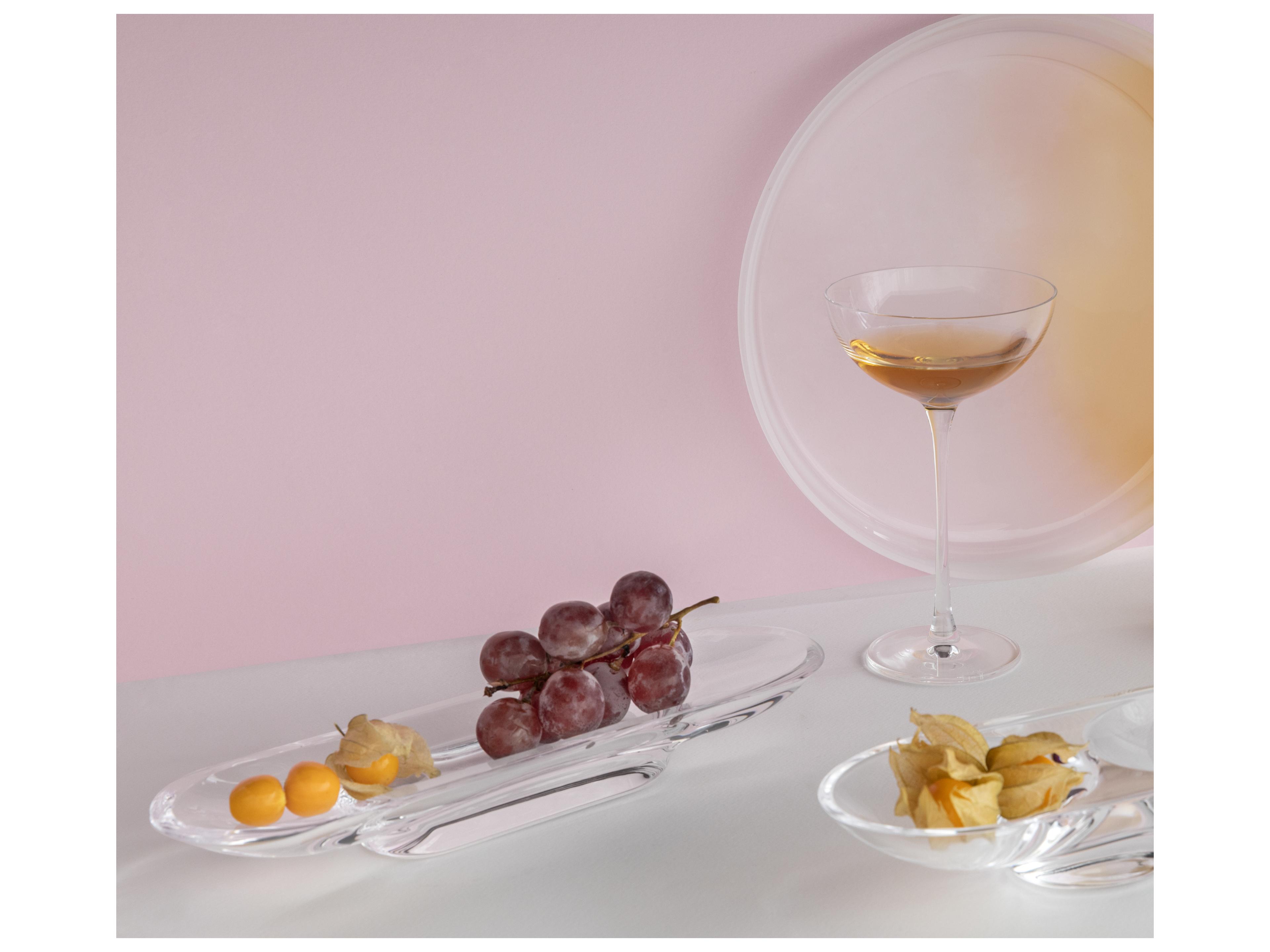 NUDE Silhouette Clear Compartment Tray