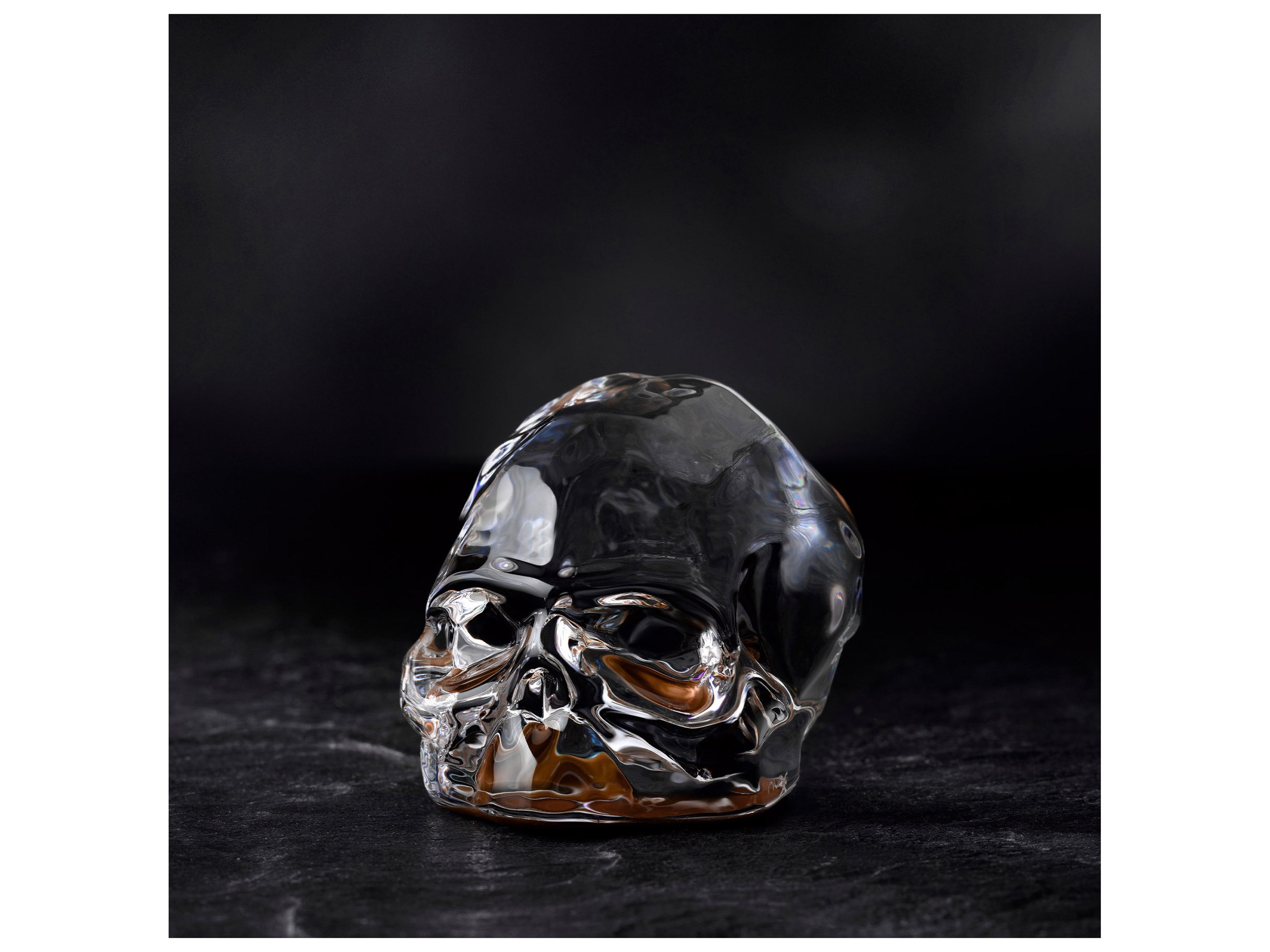 NUDE Memento Mori Bottom Copper Coating Faceted Skull