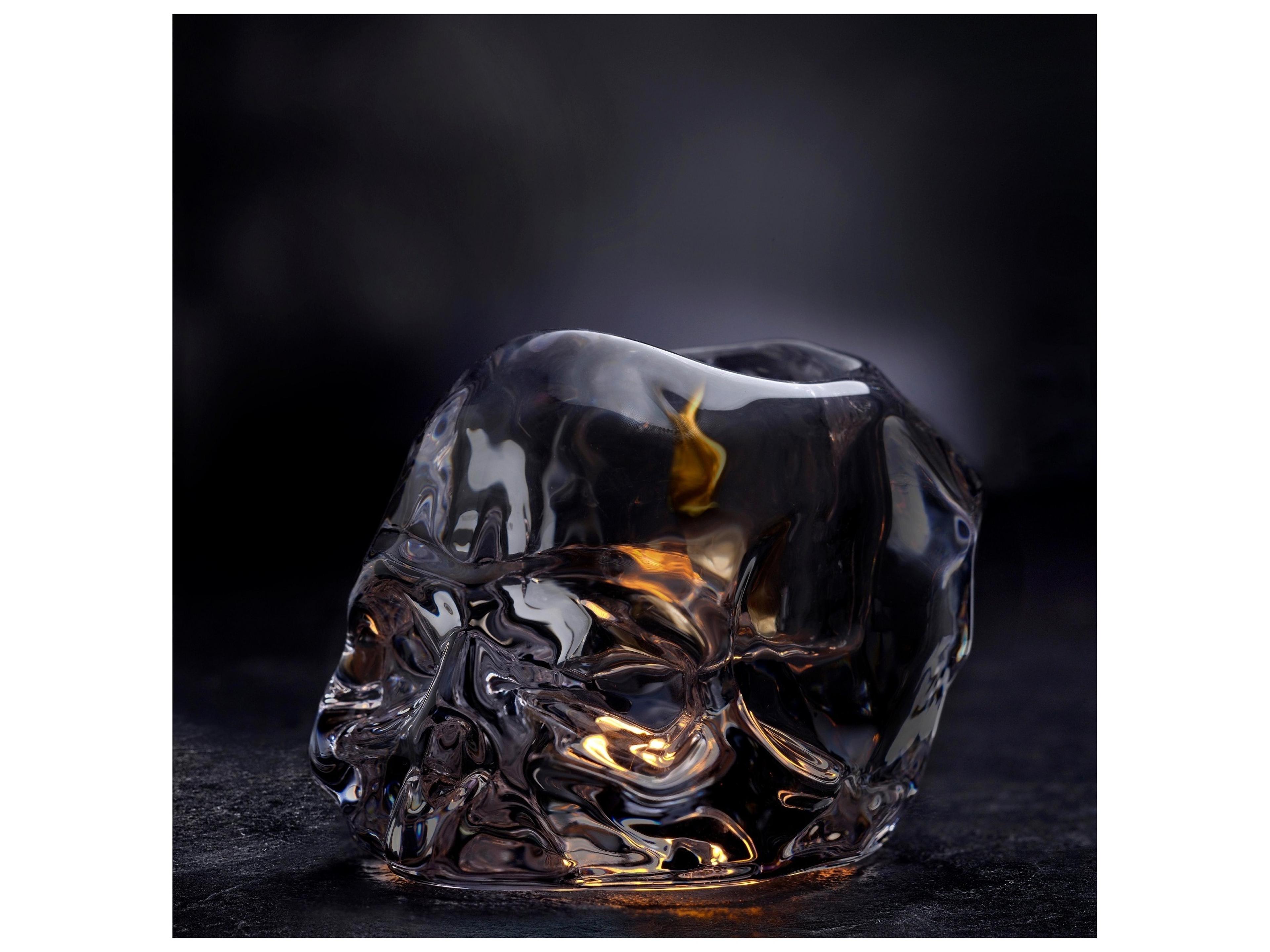 NUDE Memento Mori Clear Tealight Holder