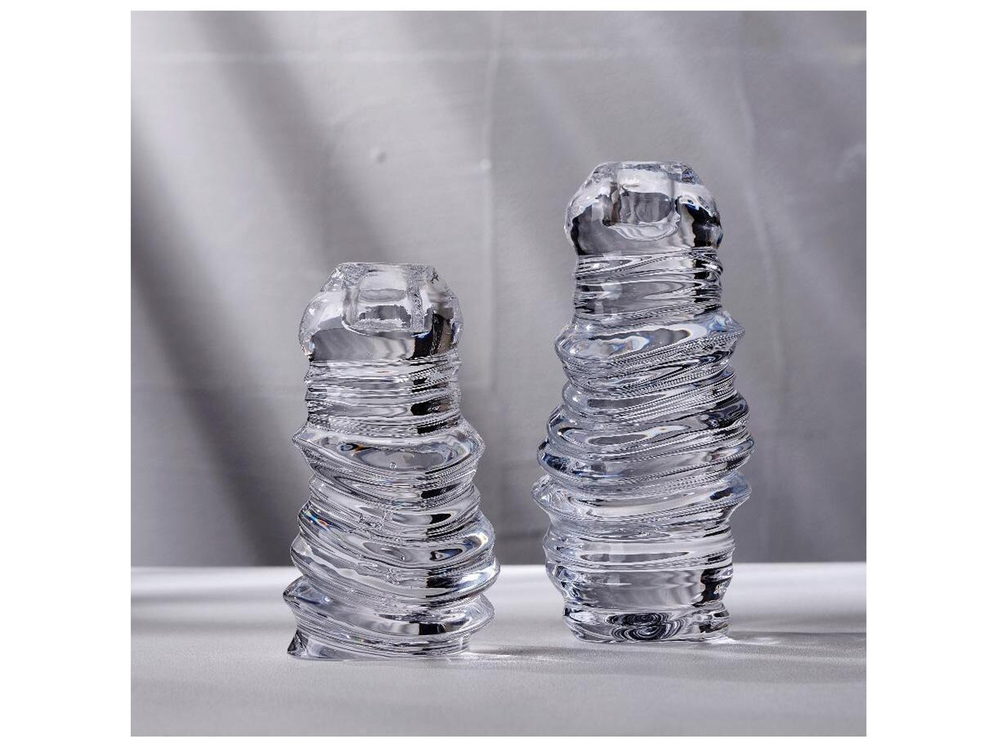 NUDE Eos Clear Short Candle Holder