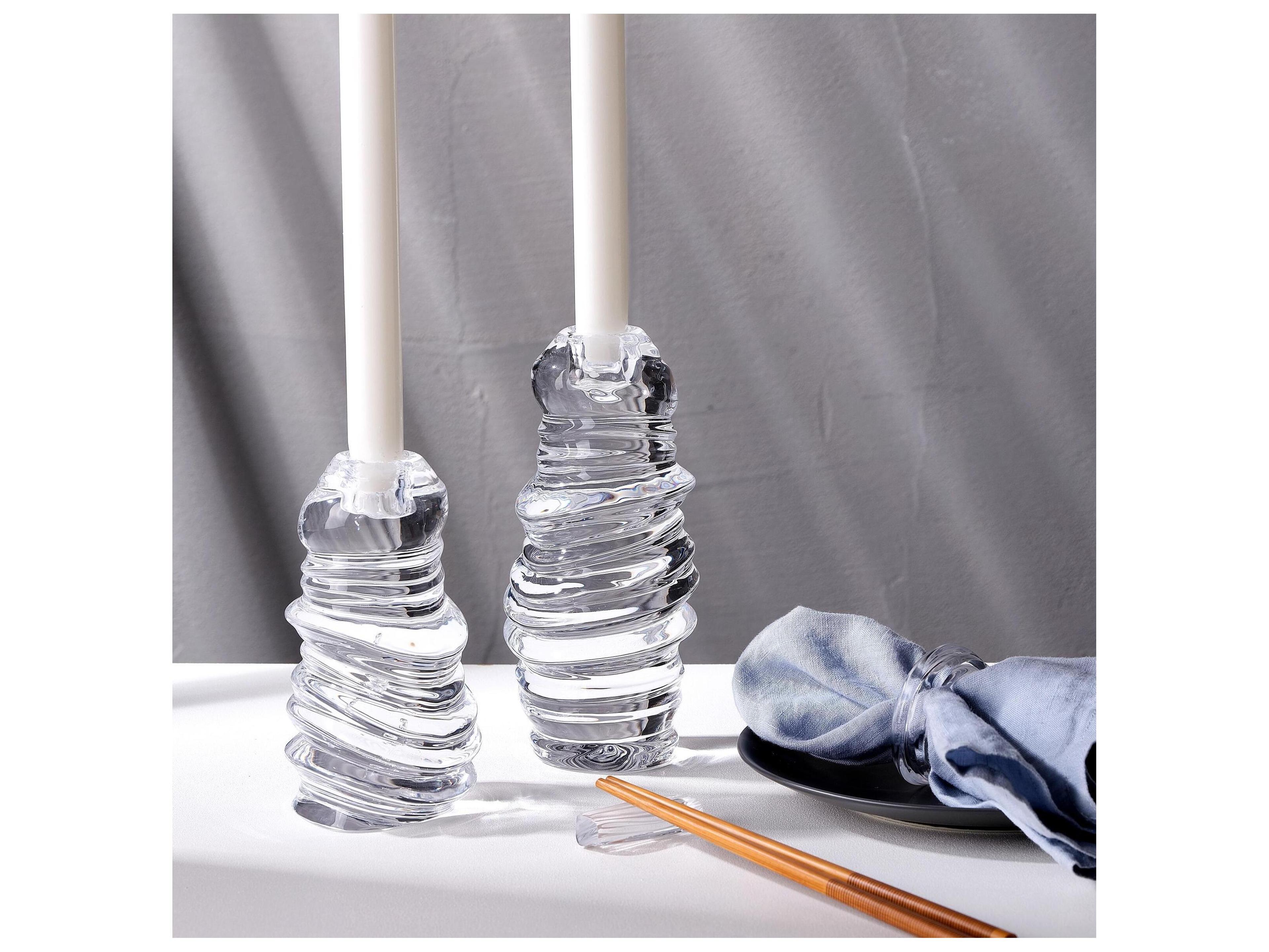 NUDE Eos Clear Short Candle Holder