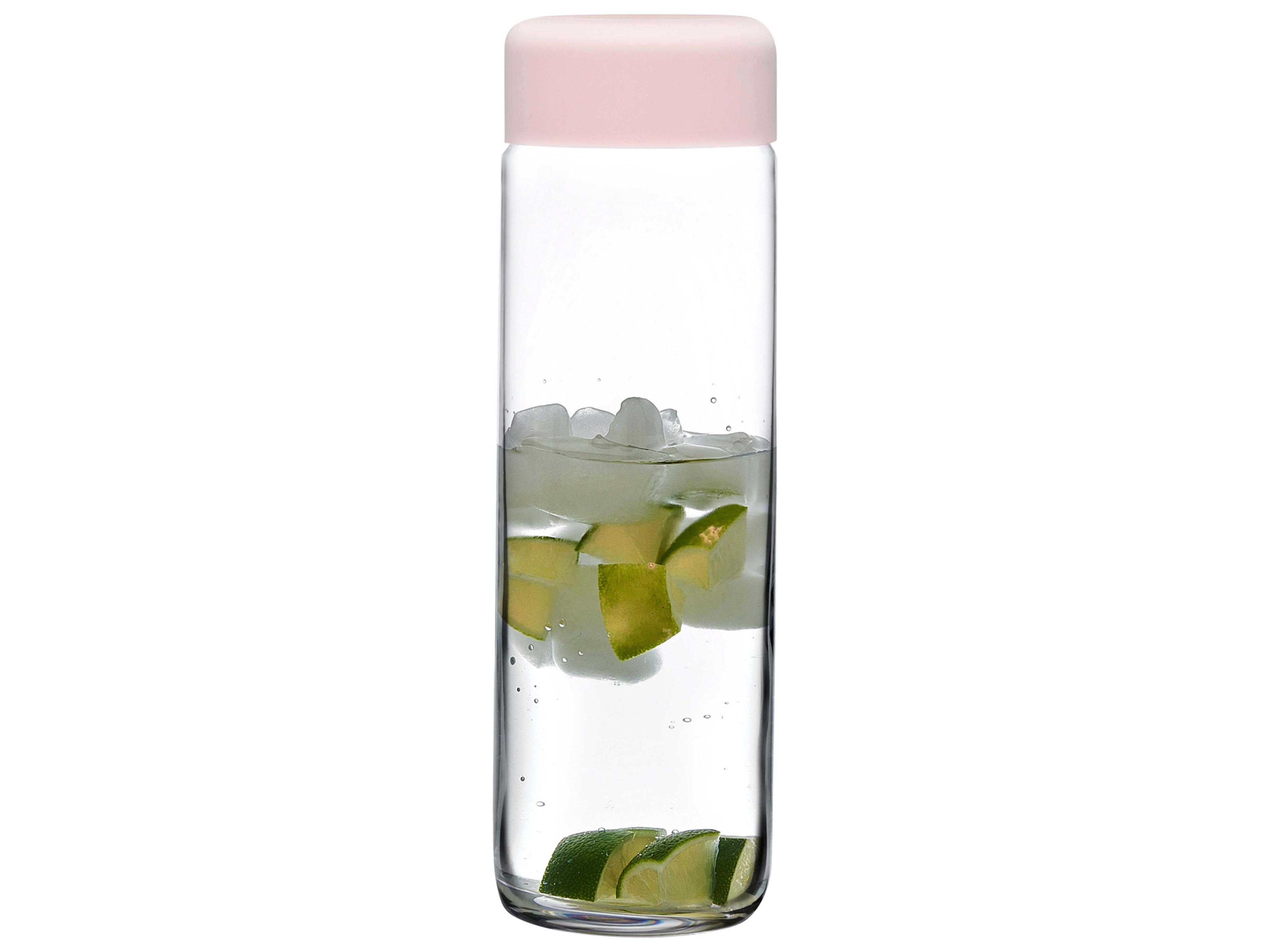 NUDE Finesse Clear Pink Rock and Pop Bottle