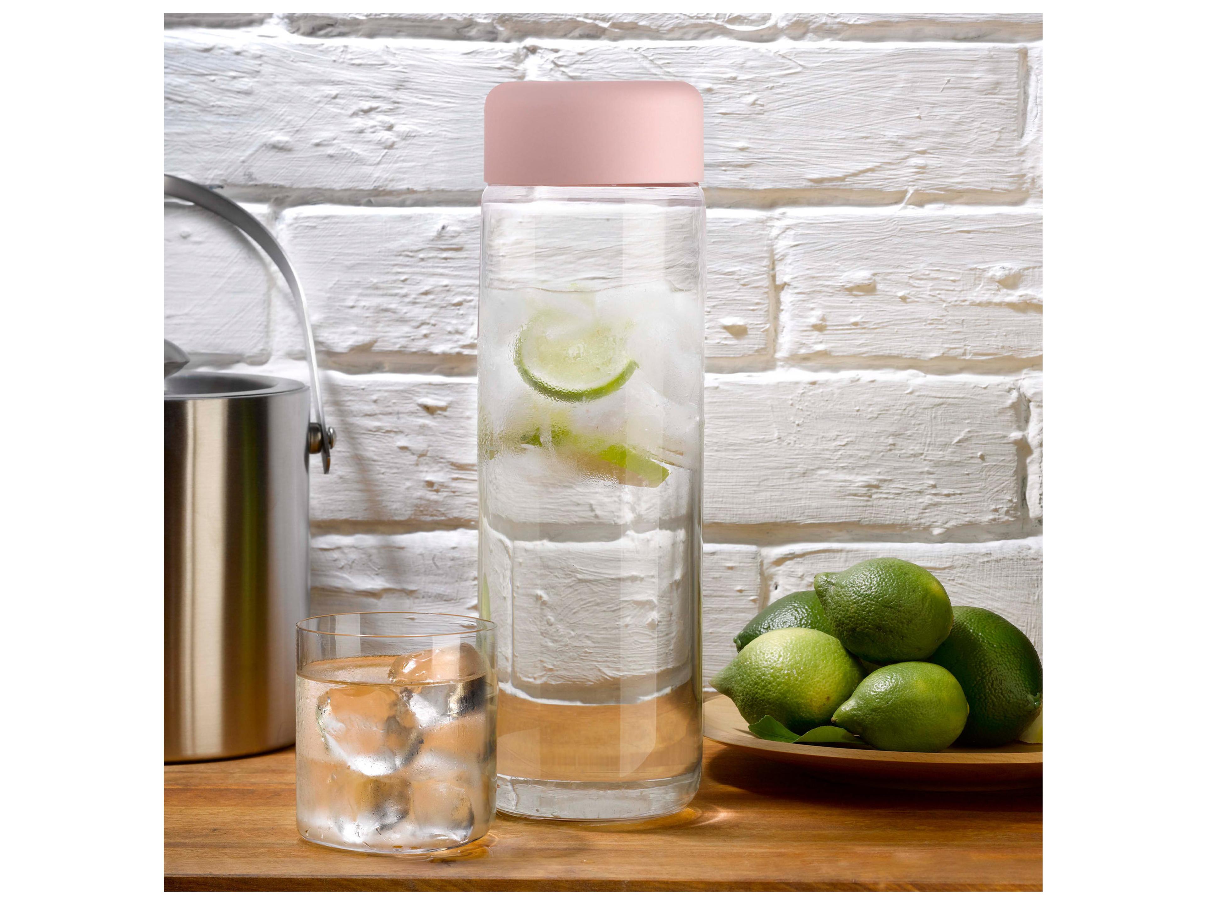 NUDE Finesse Clear Pink Rock and Pop Bottle