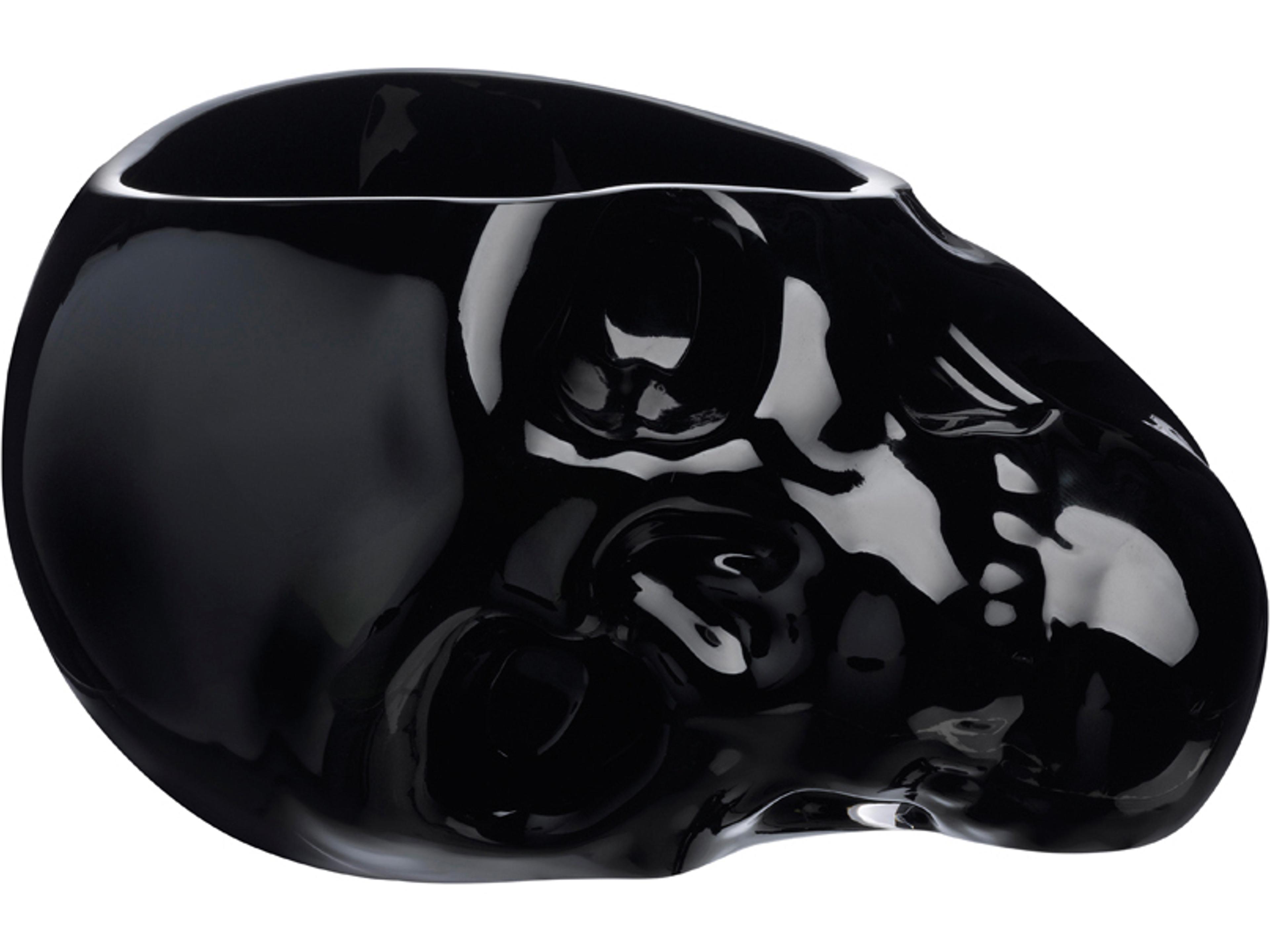 Memento Mori Small Black Skull Bowl