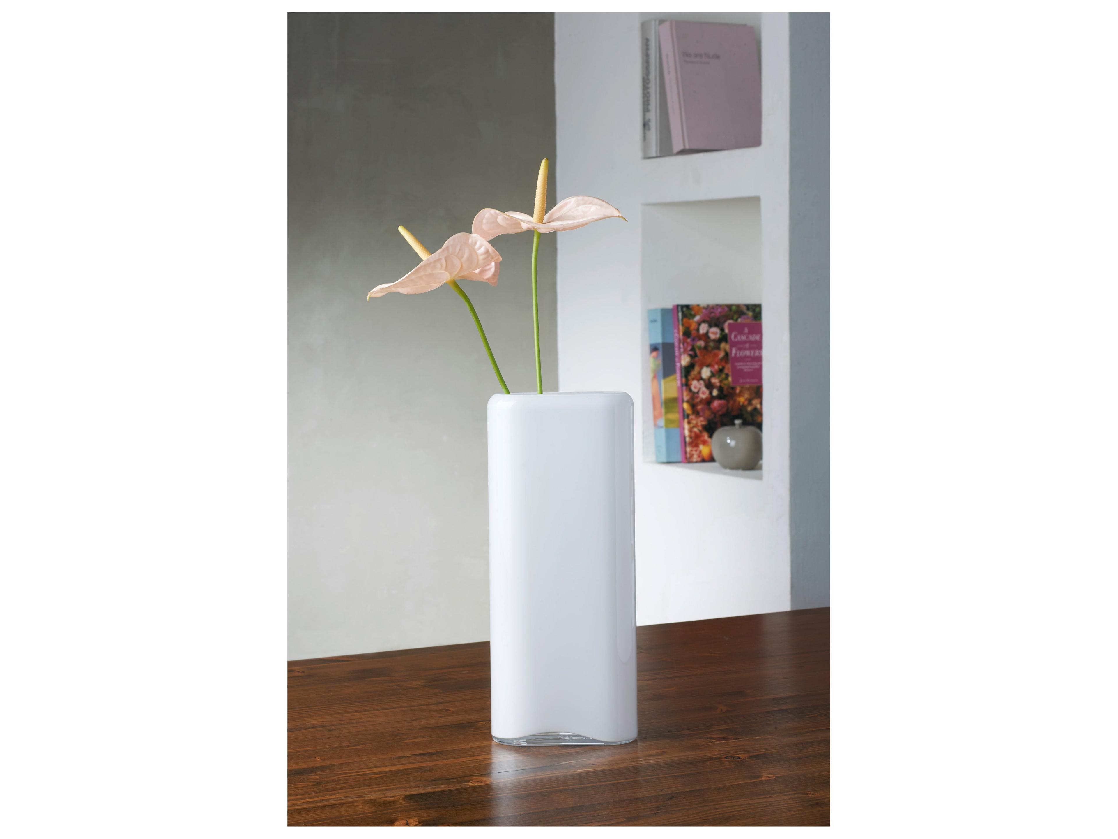 NUDE Layers Opal White Vase