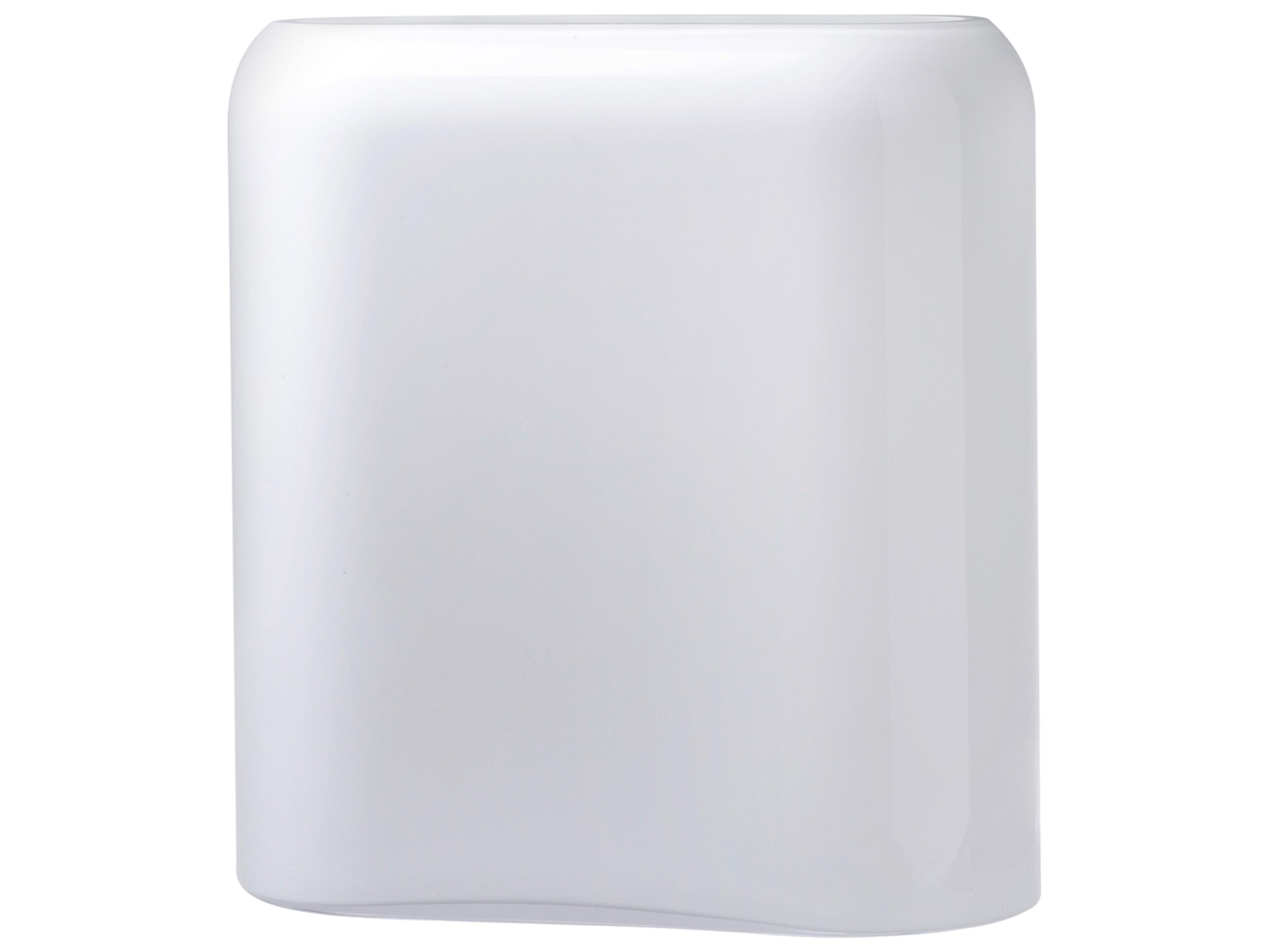 Layers Medium Vase in Opal White