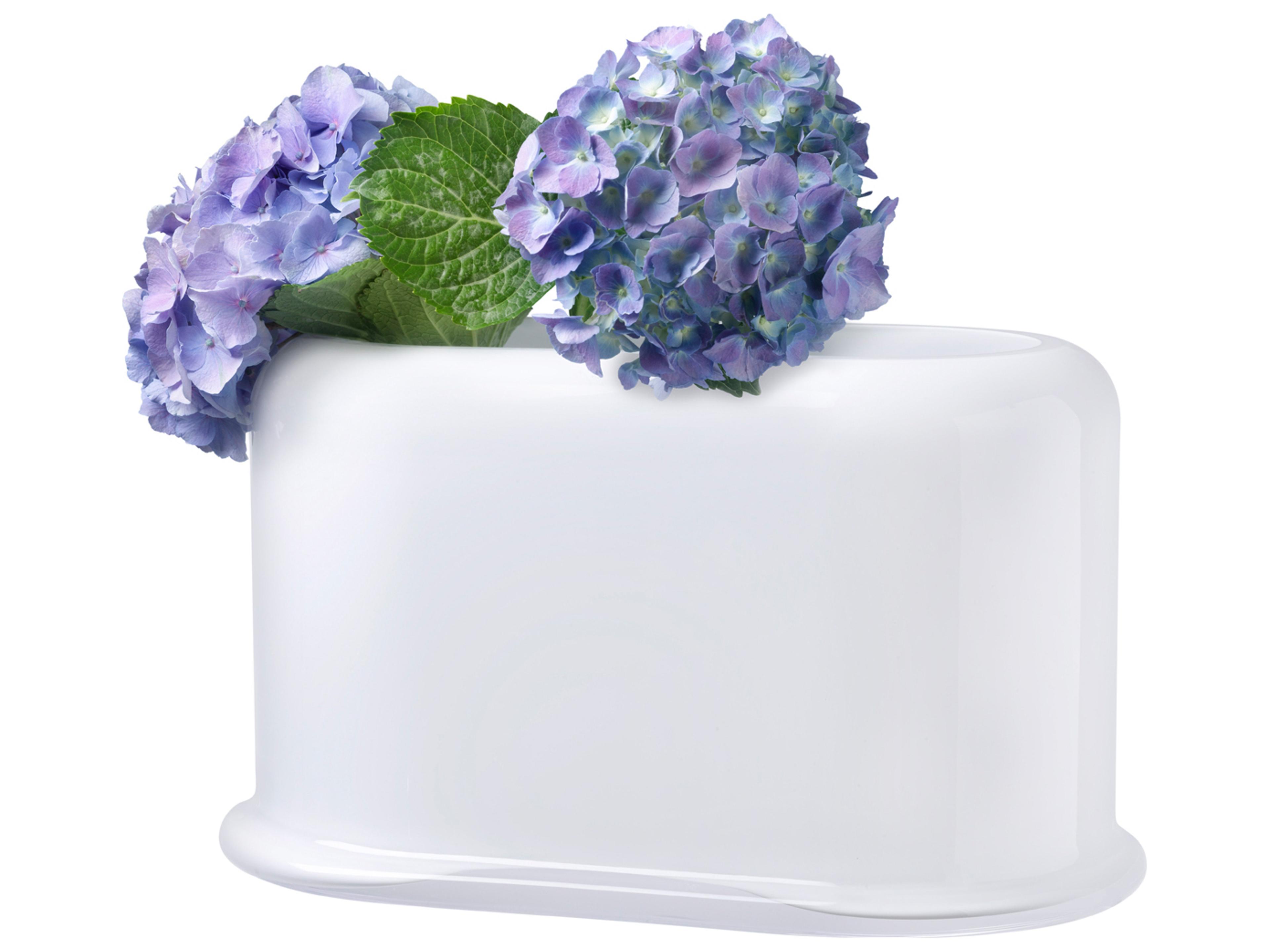 NUDE Layers Opal White Vase