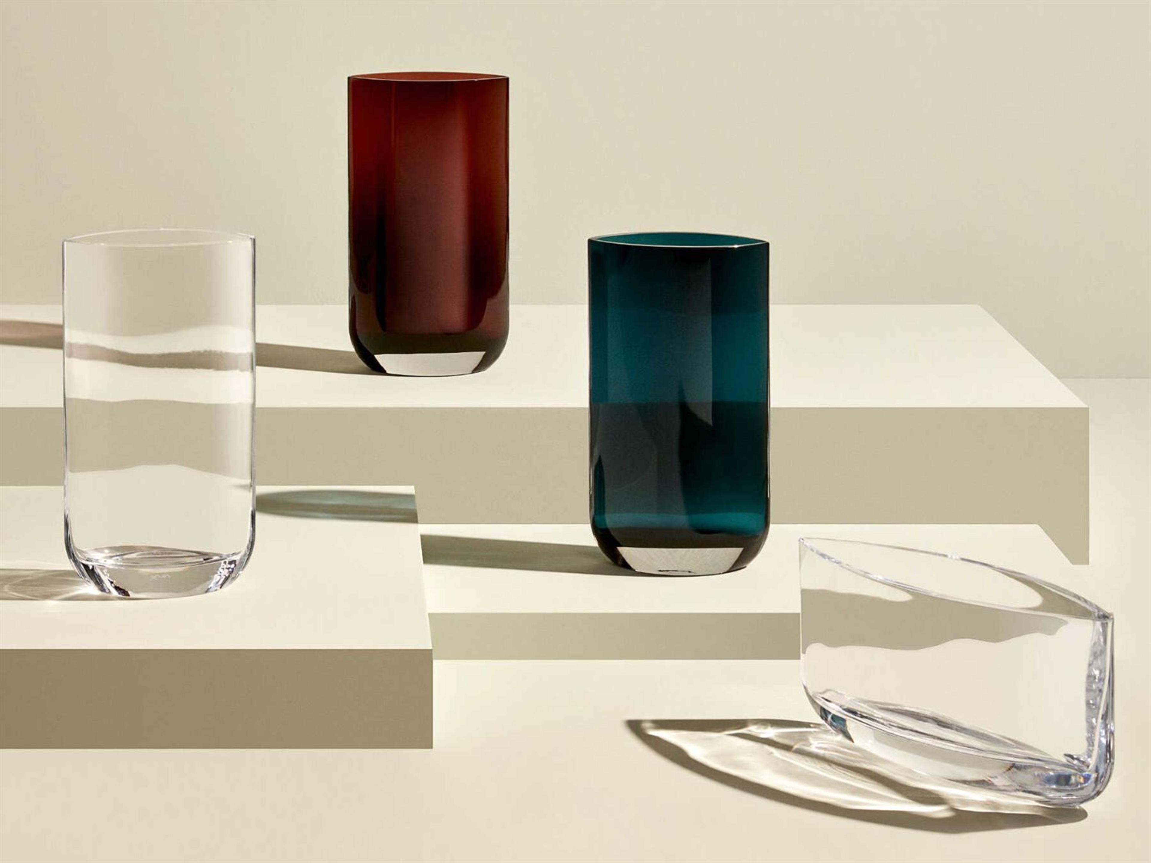 NUDE Blade Clear Wide Vase