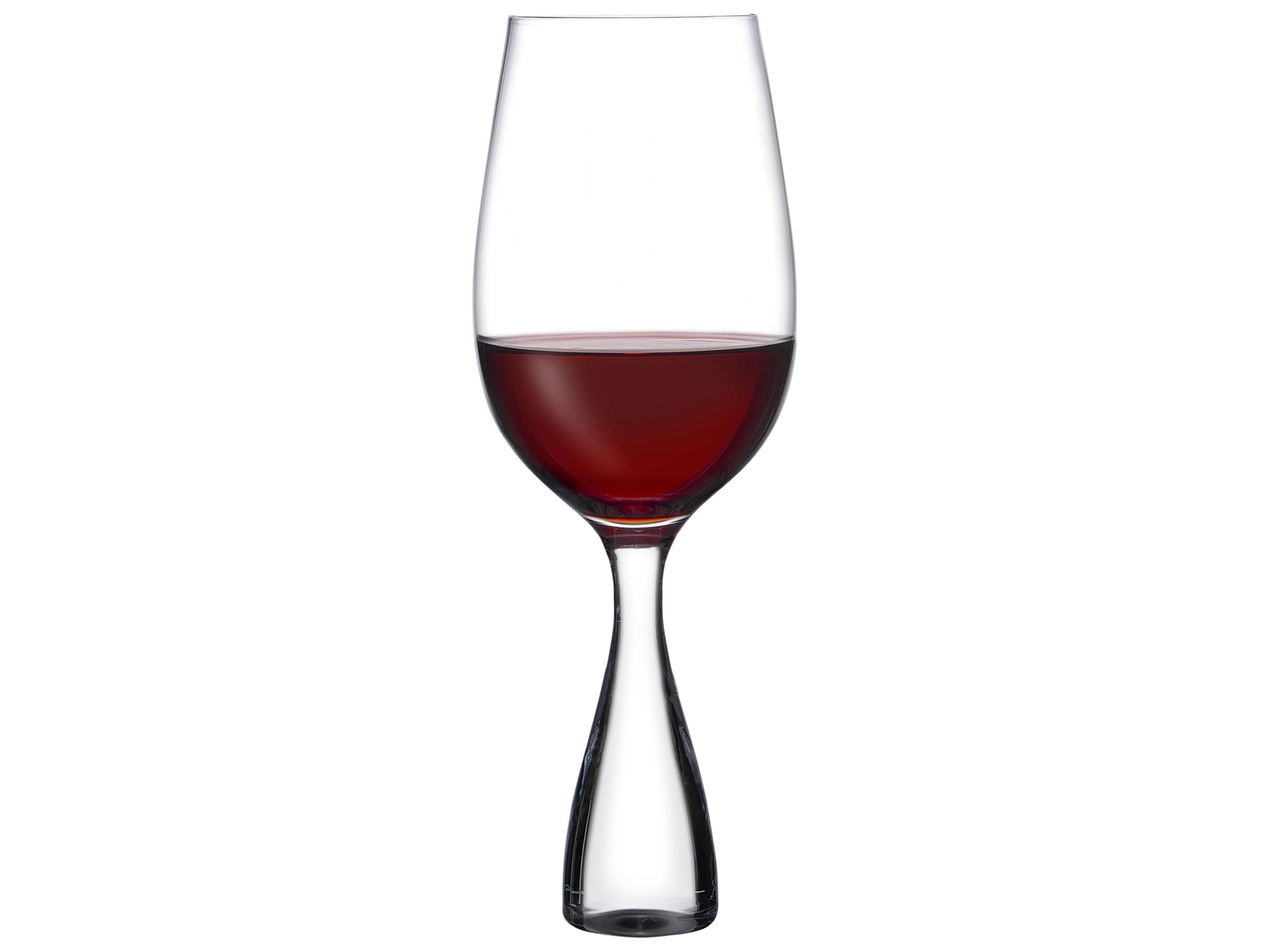 NUDE Wine Party Clear Red Wine Glass Set of 2