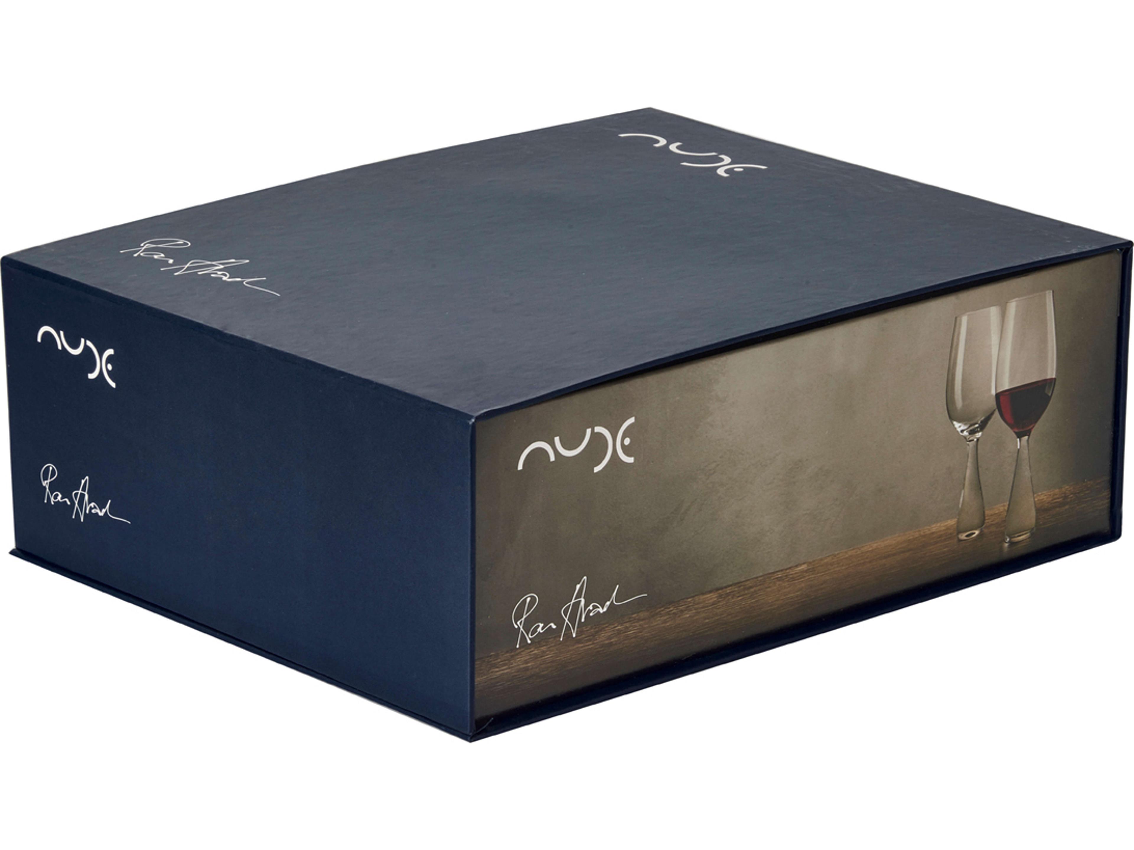 NUDE Wine Party Clear Red Wine Glass Set of 2