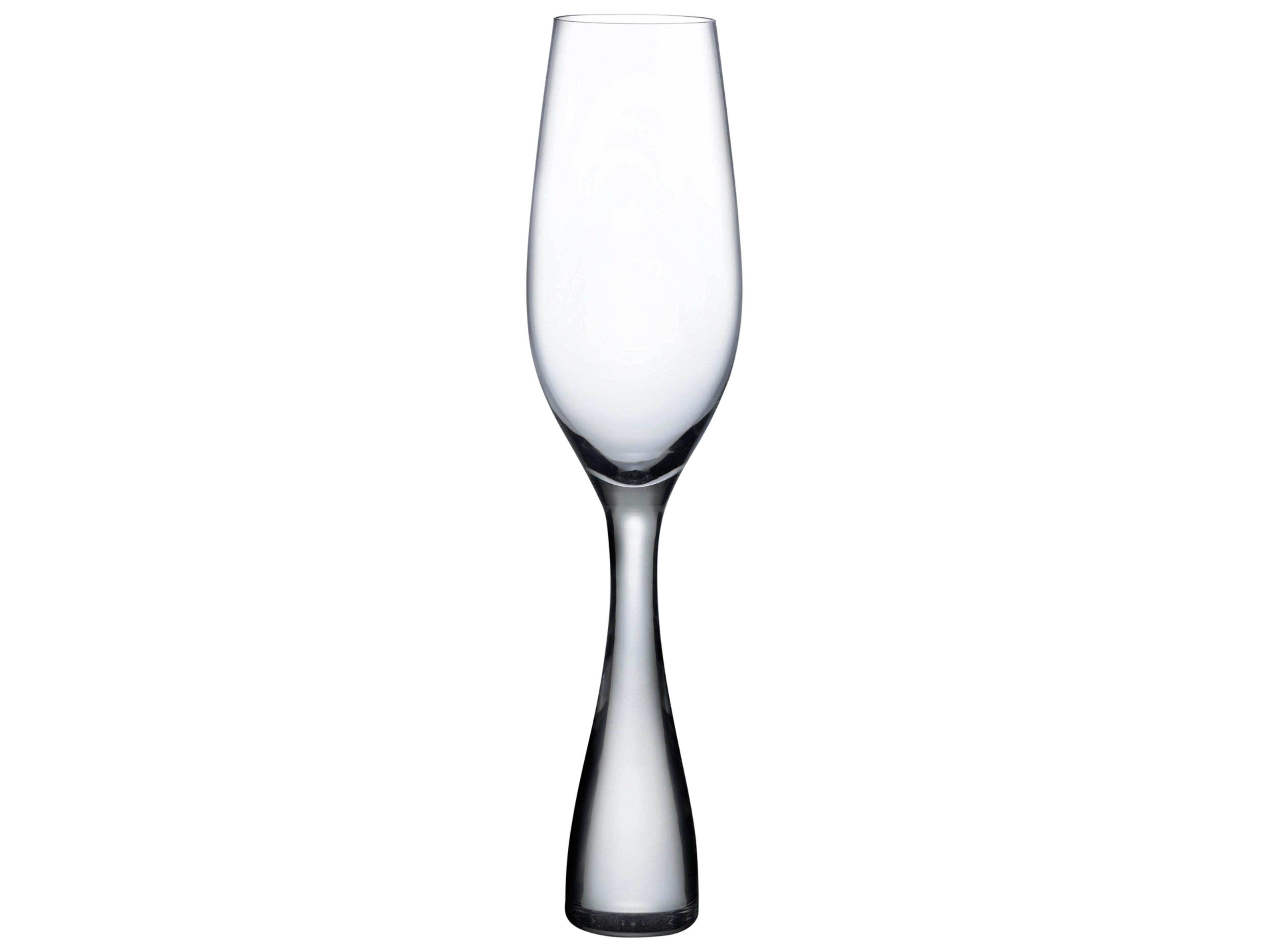 Wine Party Clear Champagne Glass Set of 2