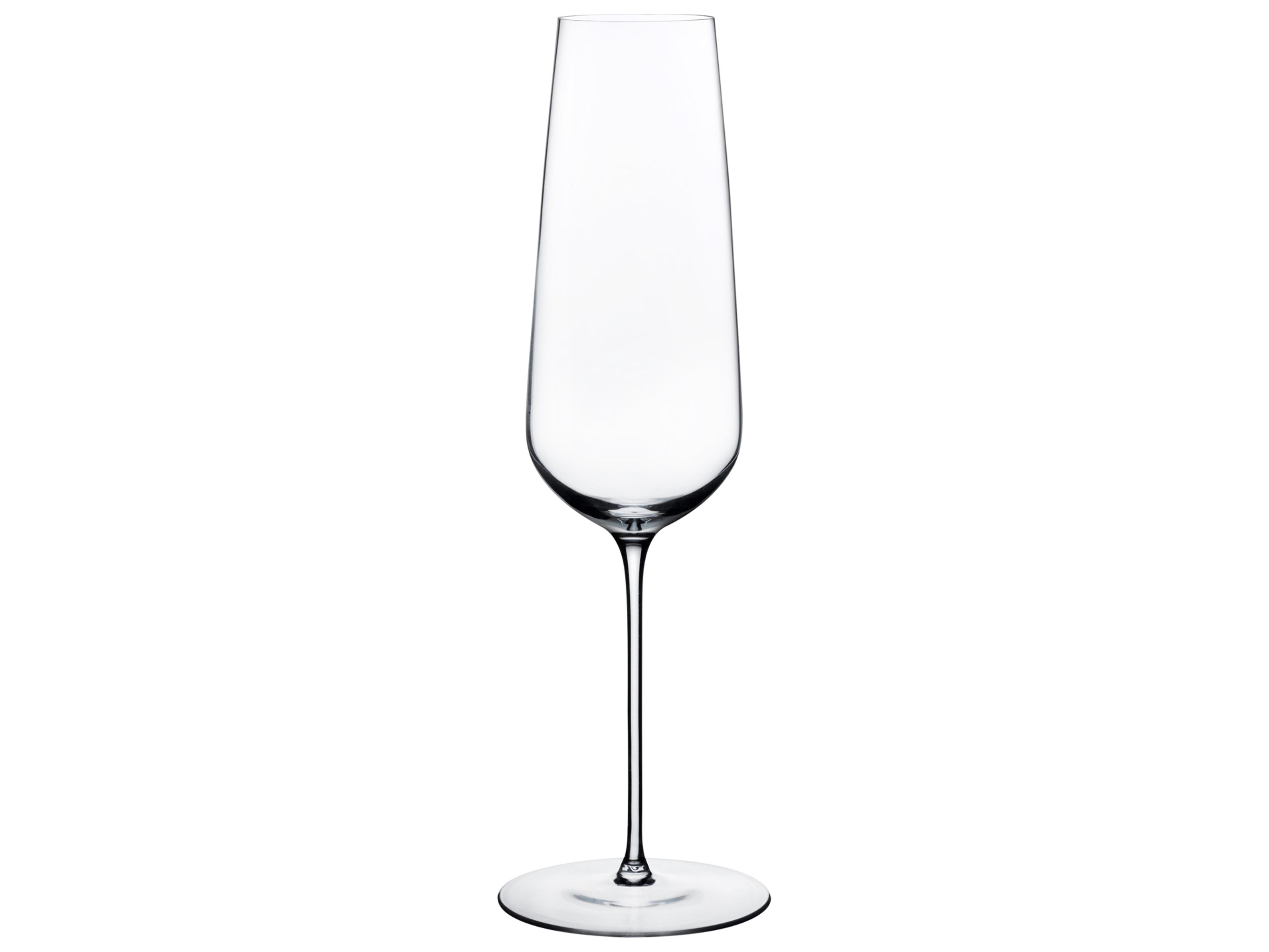 Stem Zero Flute Champagne Glass Modern Lead-Free Crystal