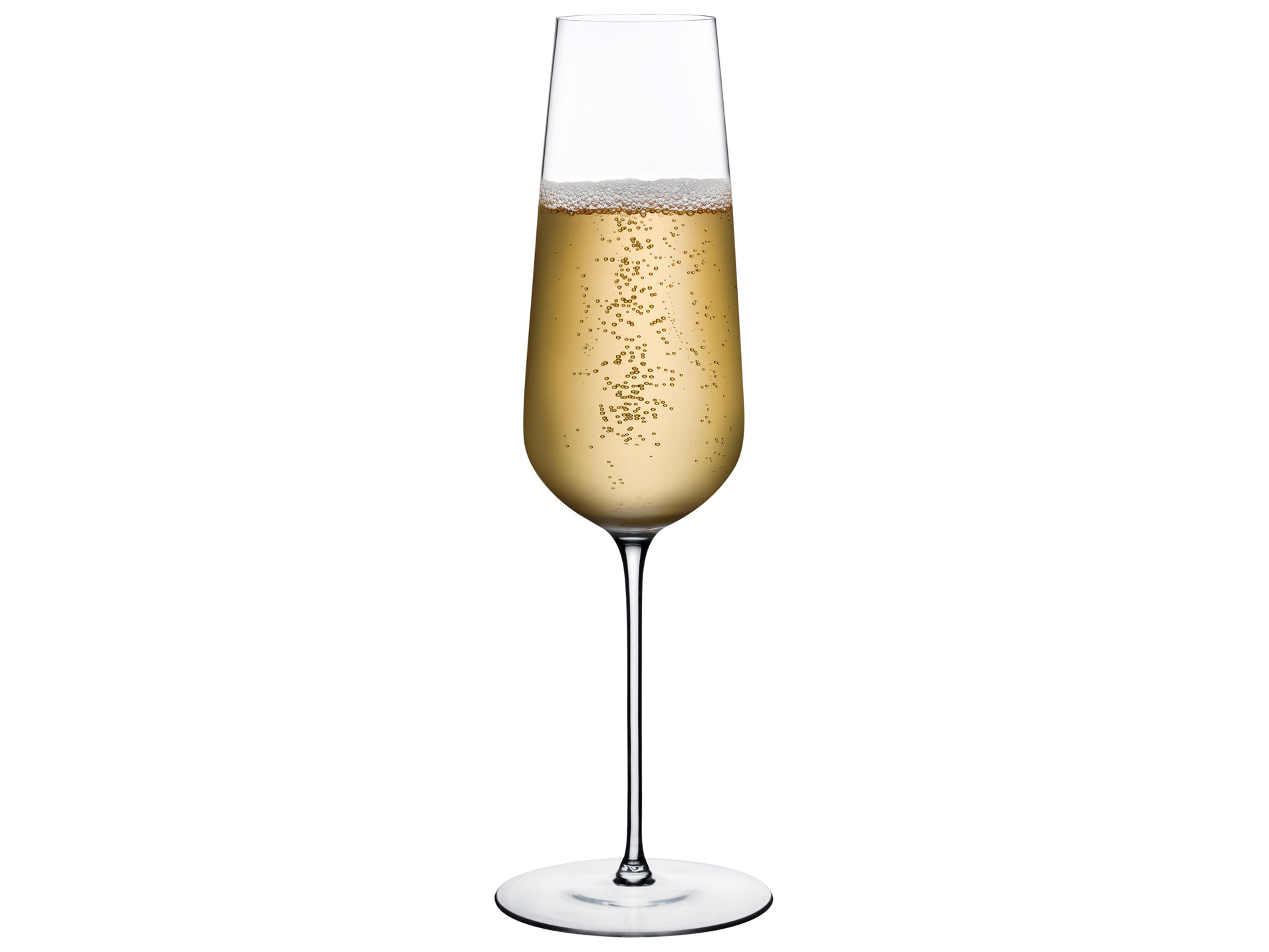 NUDE Stem Zero Clear Vertigo Champagne Glass