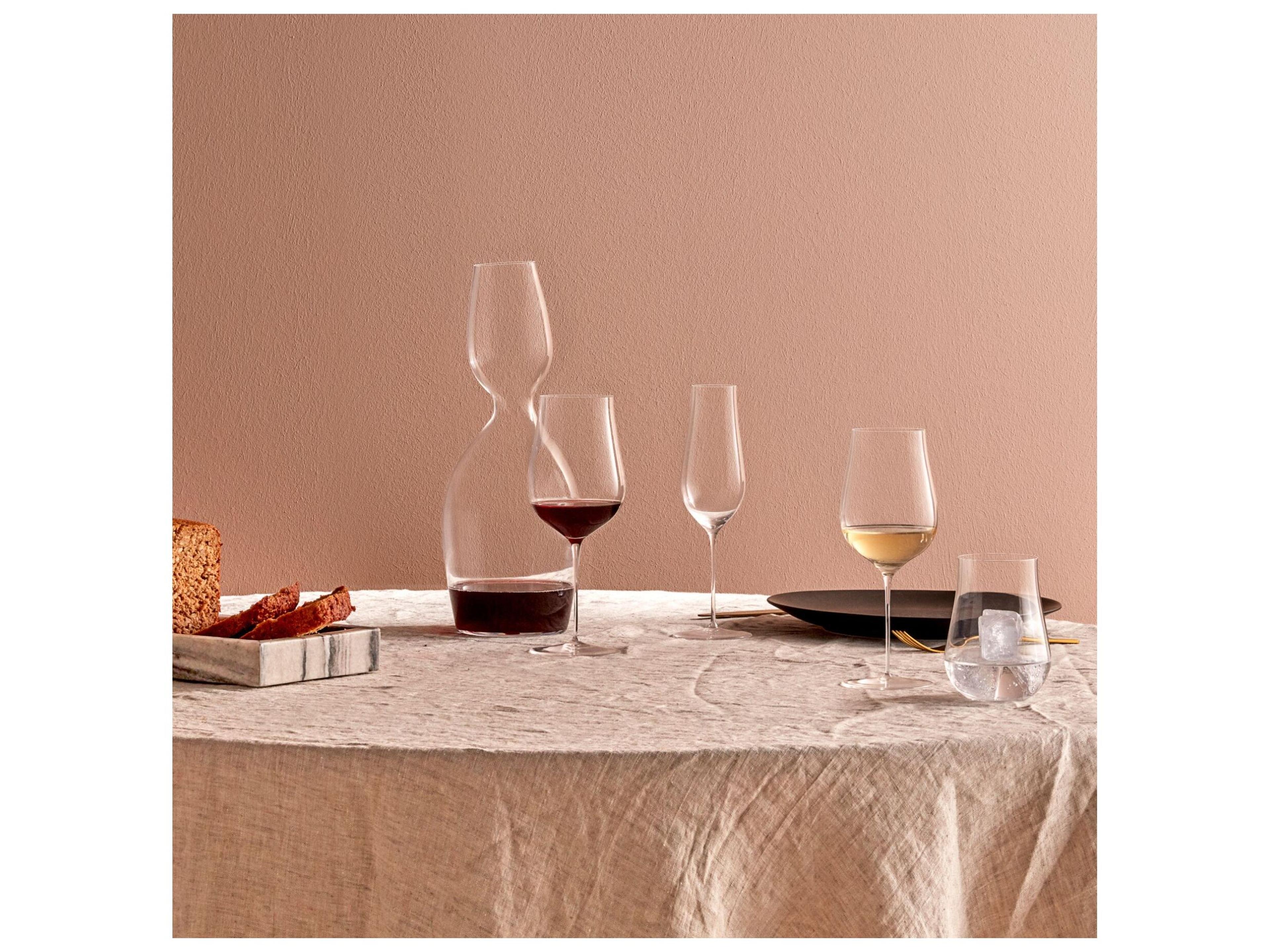 NUDE Ghost Zero Clear Tulip Red Wine Glass