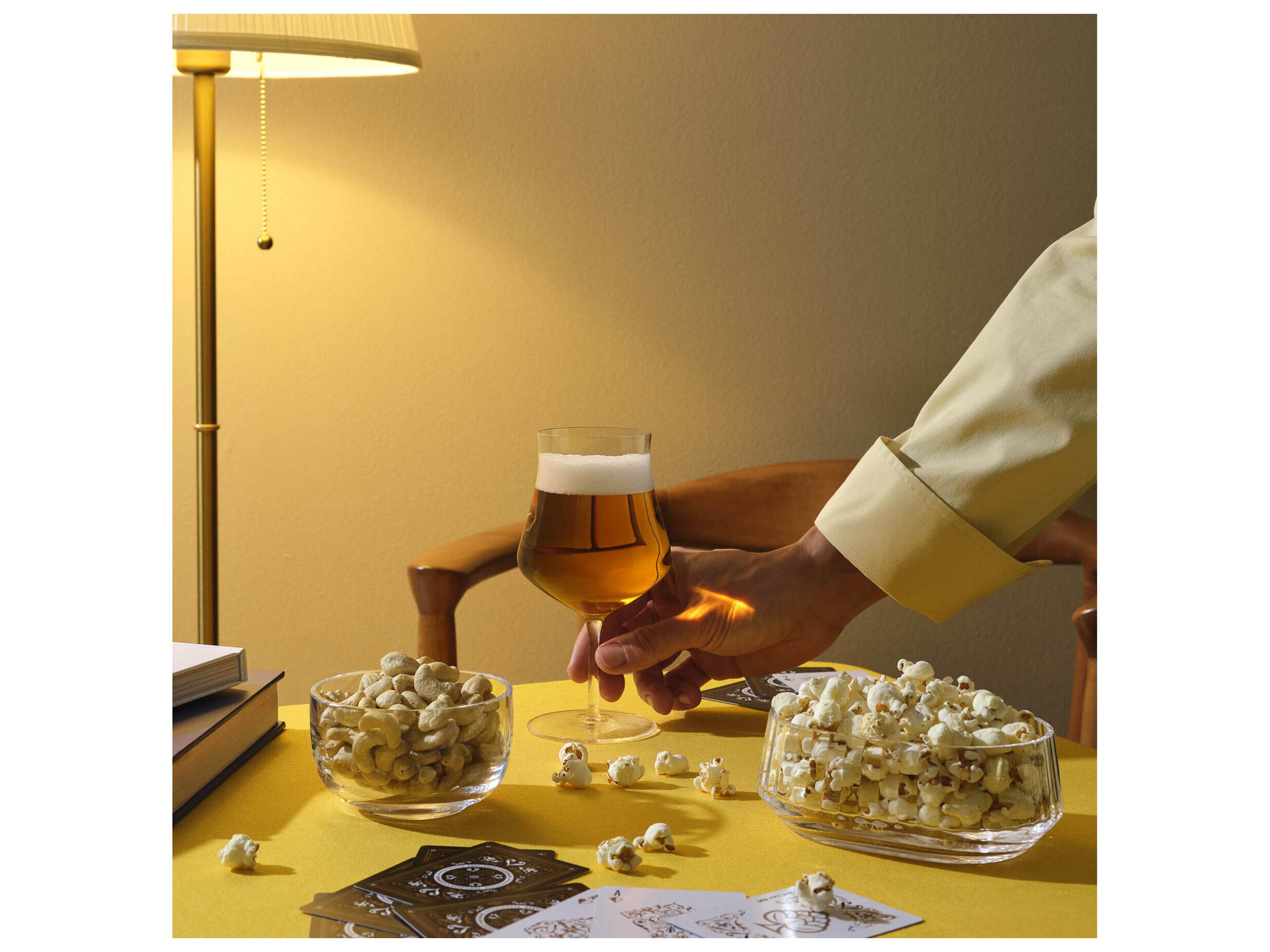 NUDE Islands Clear Beer Glass Set of 2