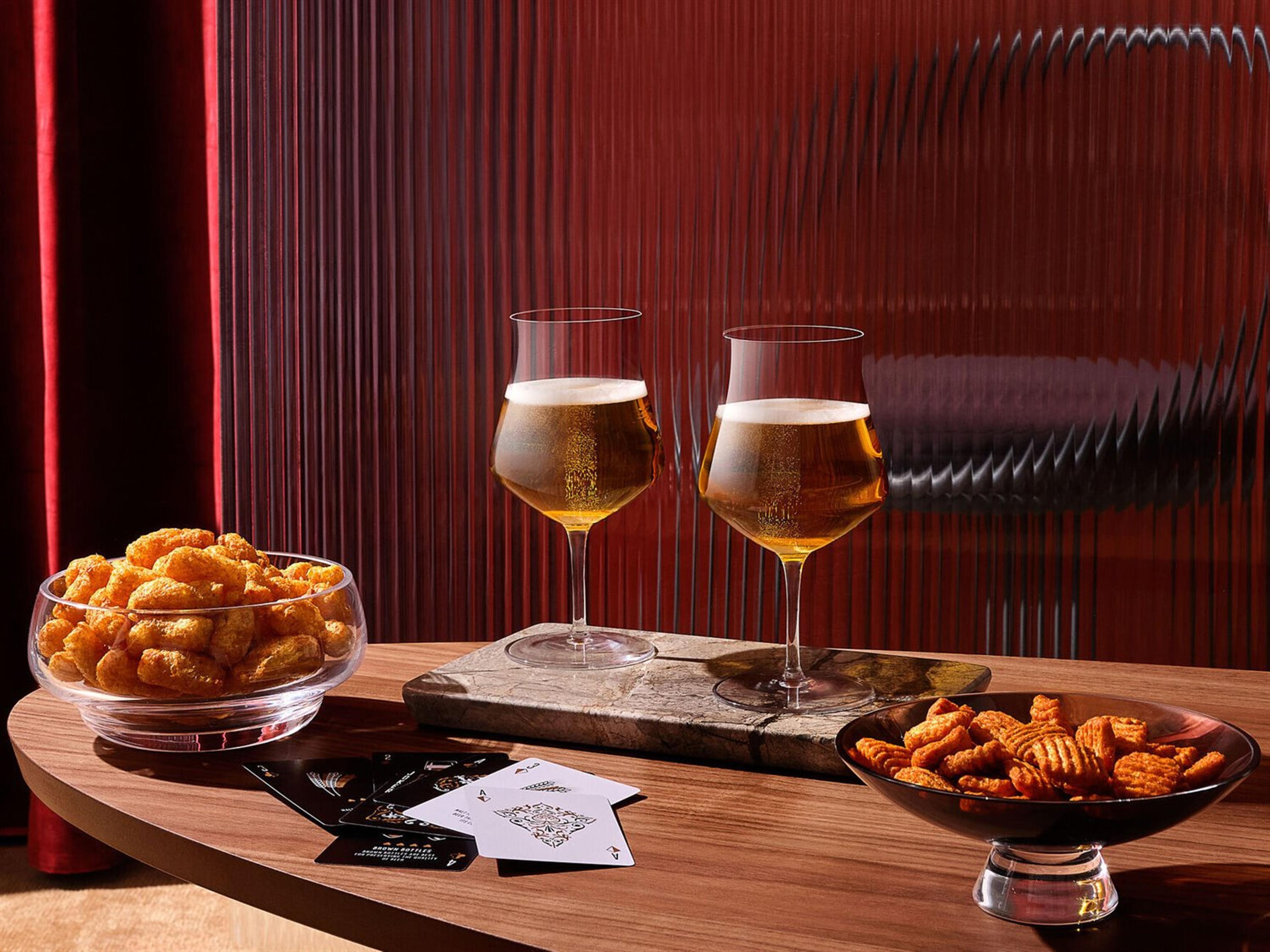 NUDE Islands Clear Beer Glass Set of 2