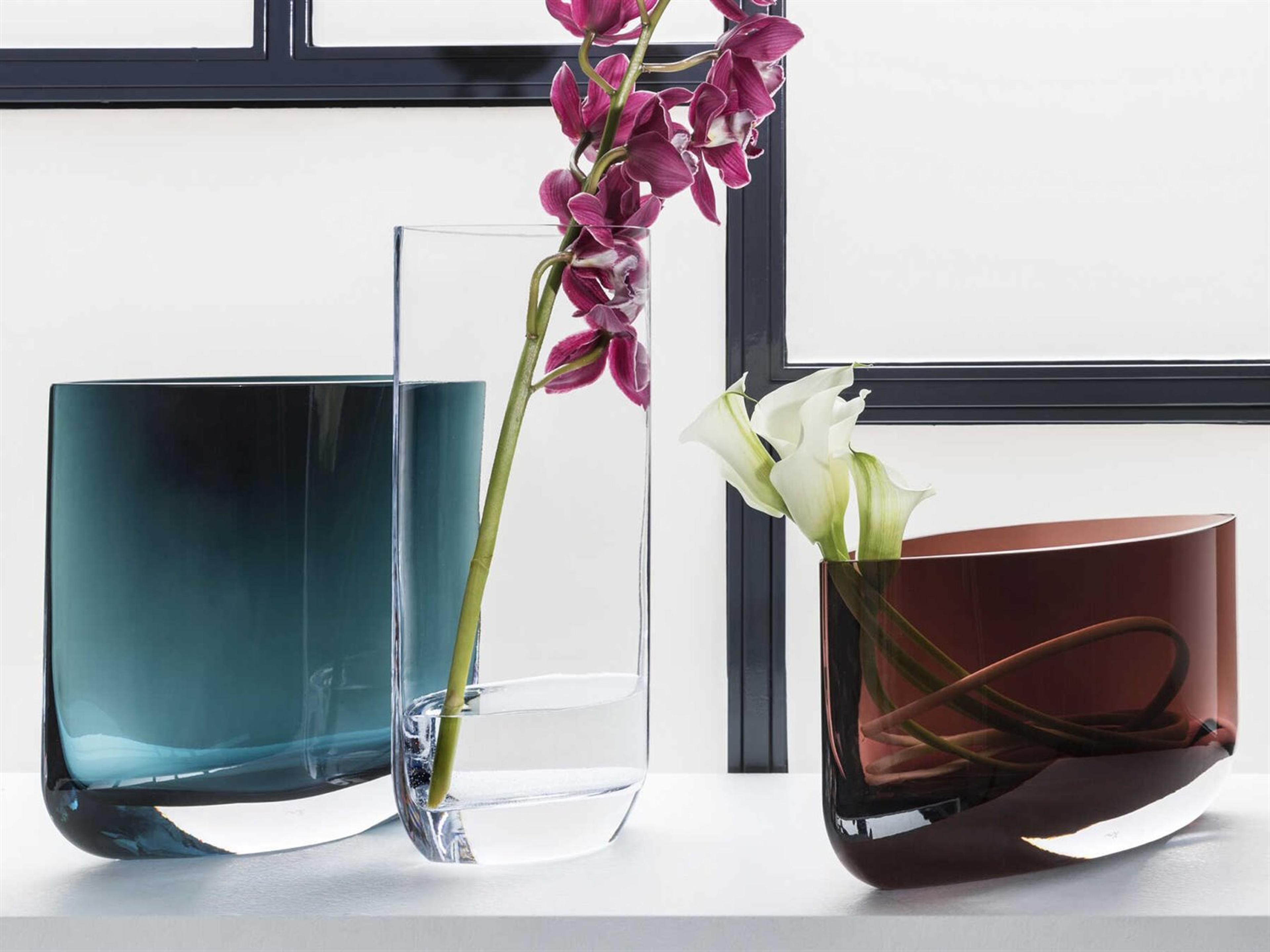 NUDE Blade Petroleum Green Short Vase