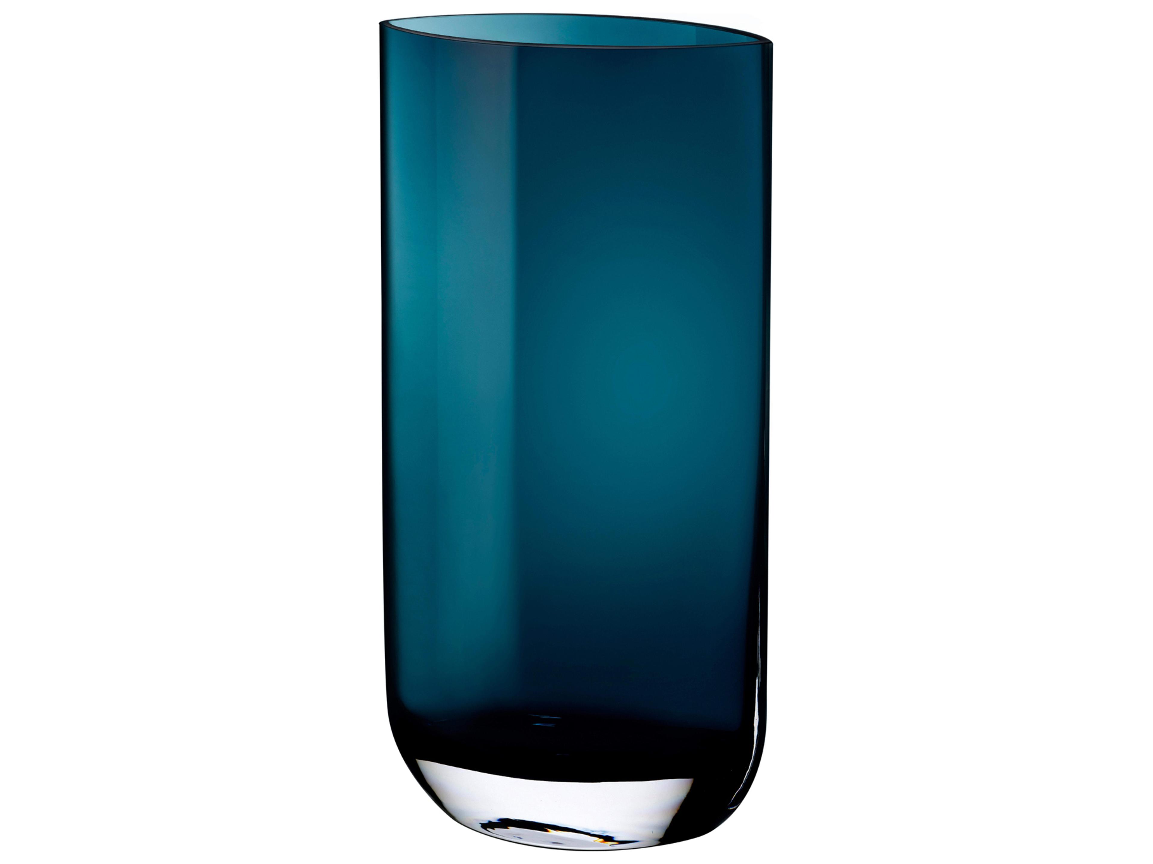 NUDE Blade Petroleum Green Tall Vase