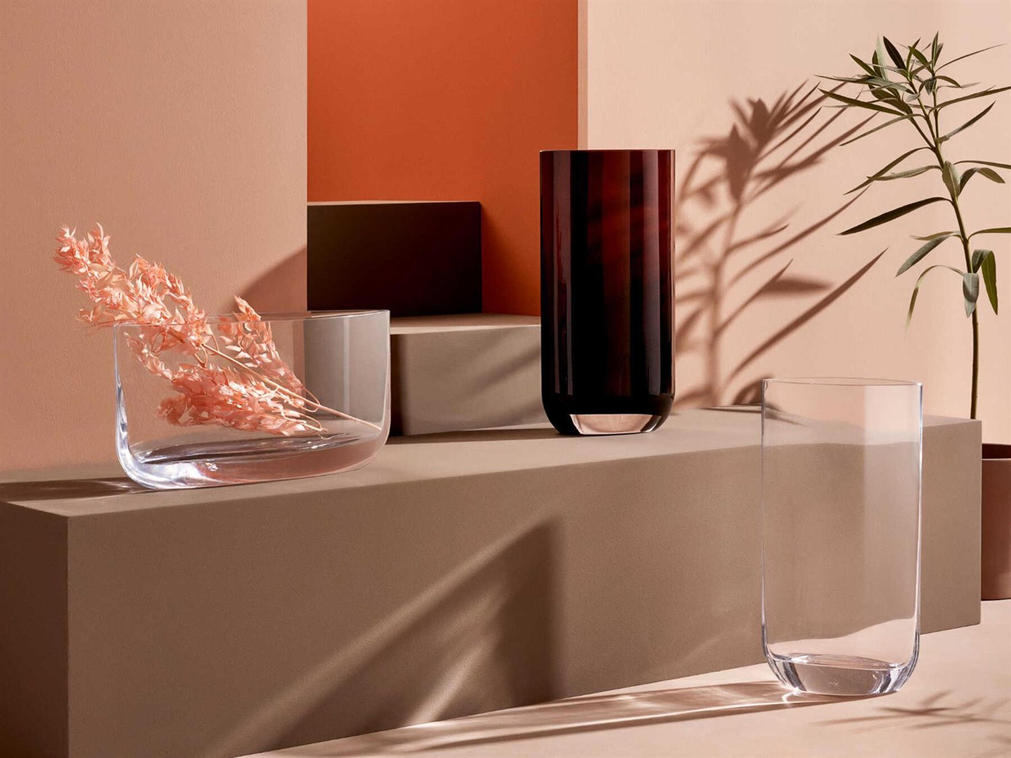 NUDE Blade Caramel Tall Vase