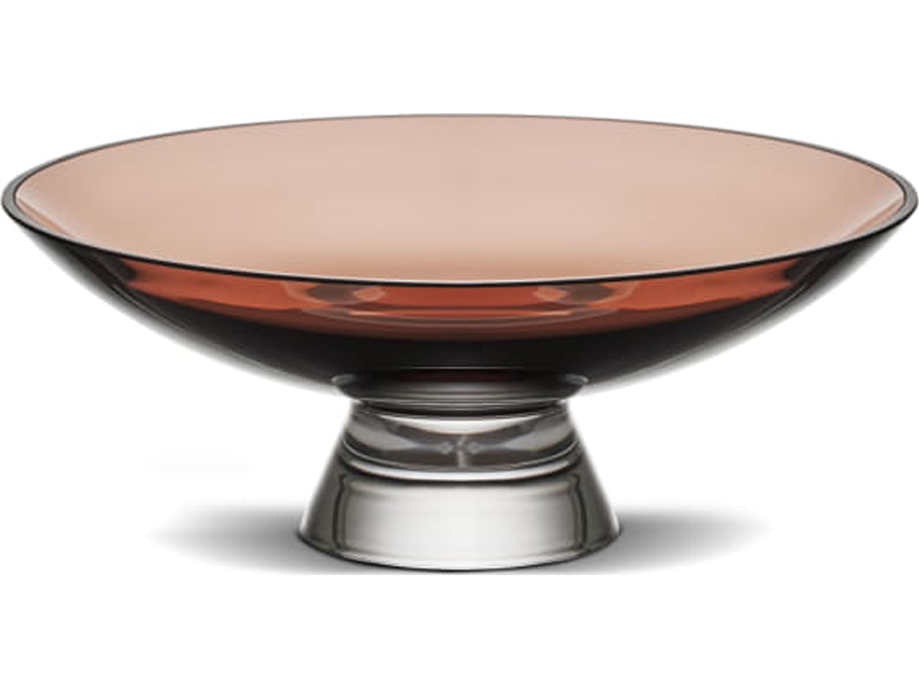 Silhouette Bowl in Caramel Crystal