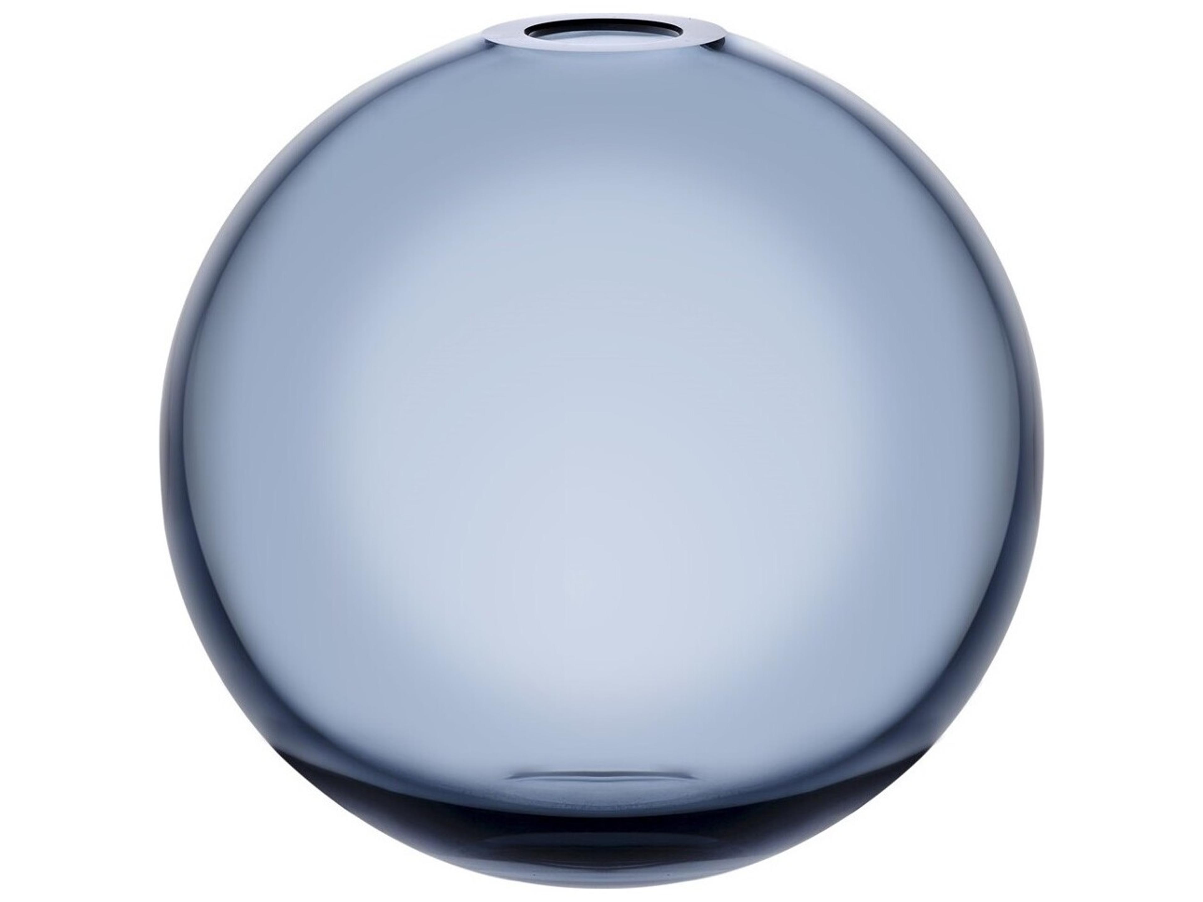 Mars Steel Blue Medium Vase