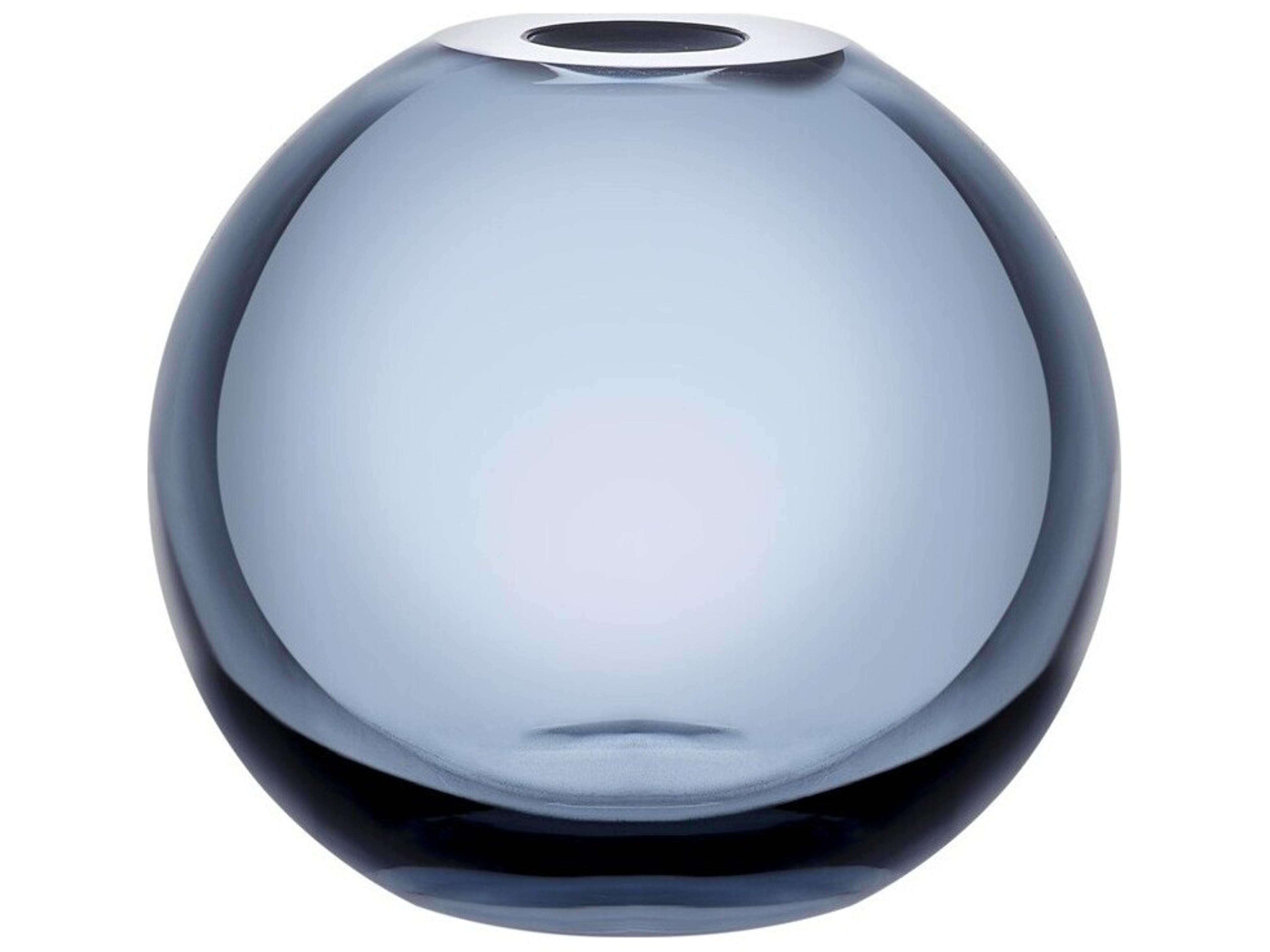 Mars Steel Blue Small Vase