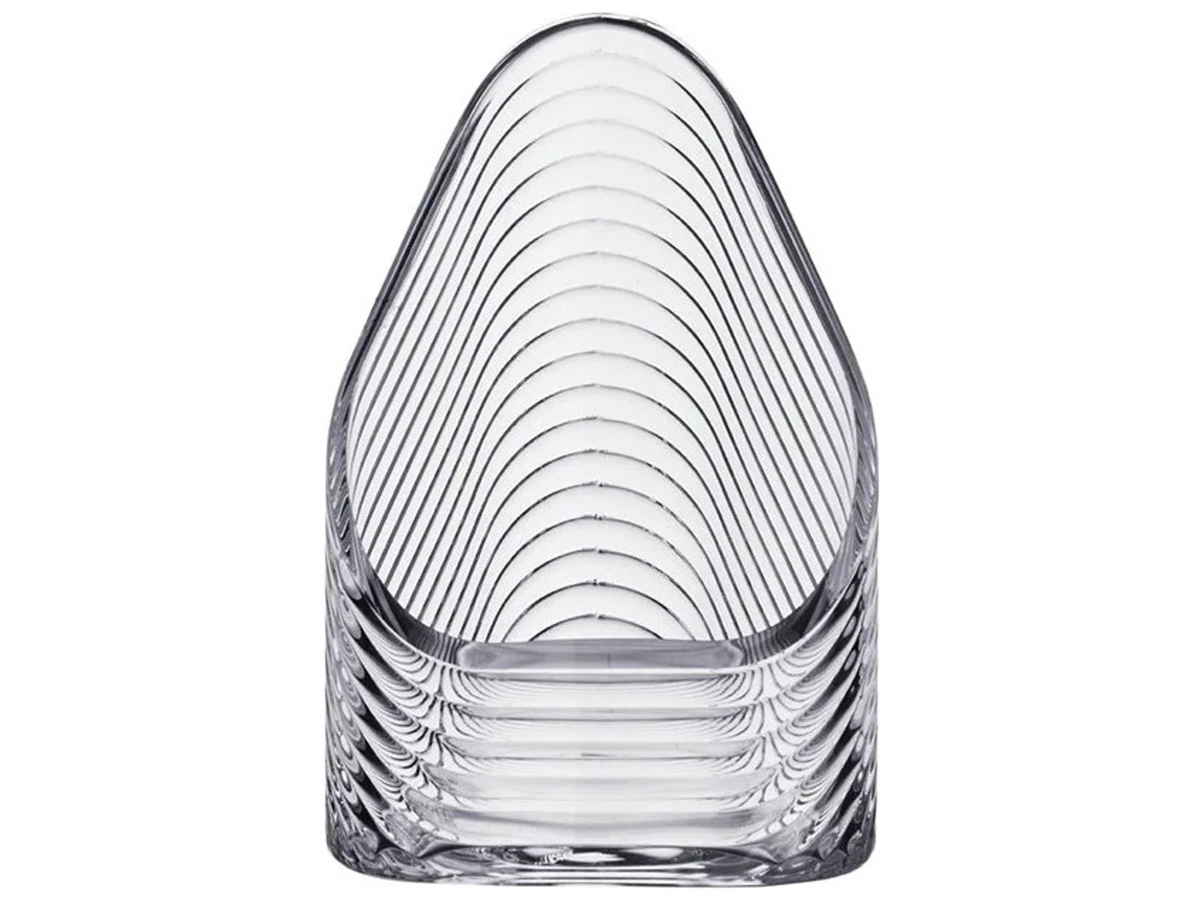 Glass Mist Tealight Holder Small Clear