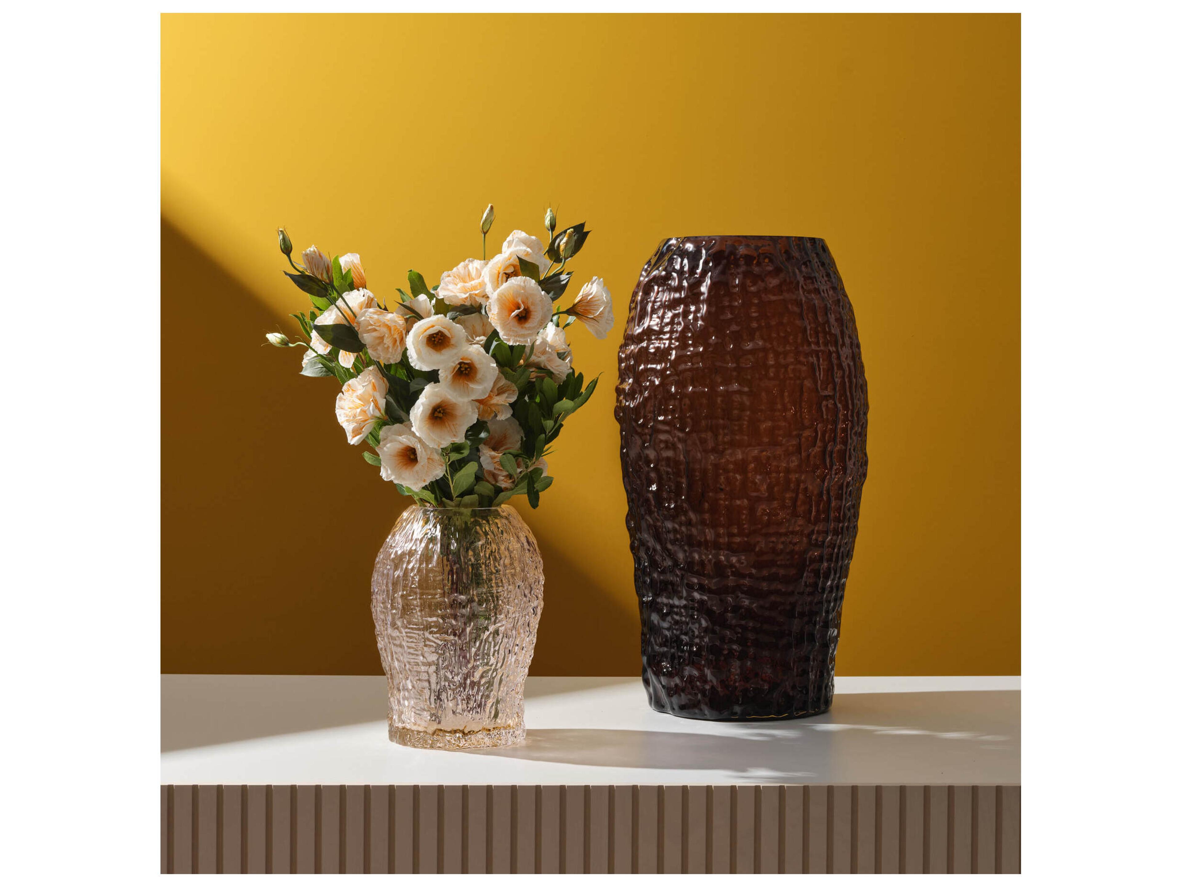 NUDE Molten Clear Vase