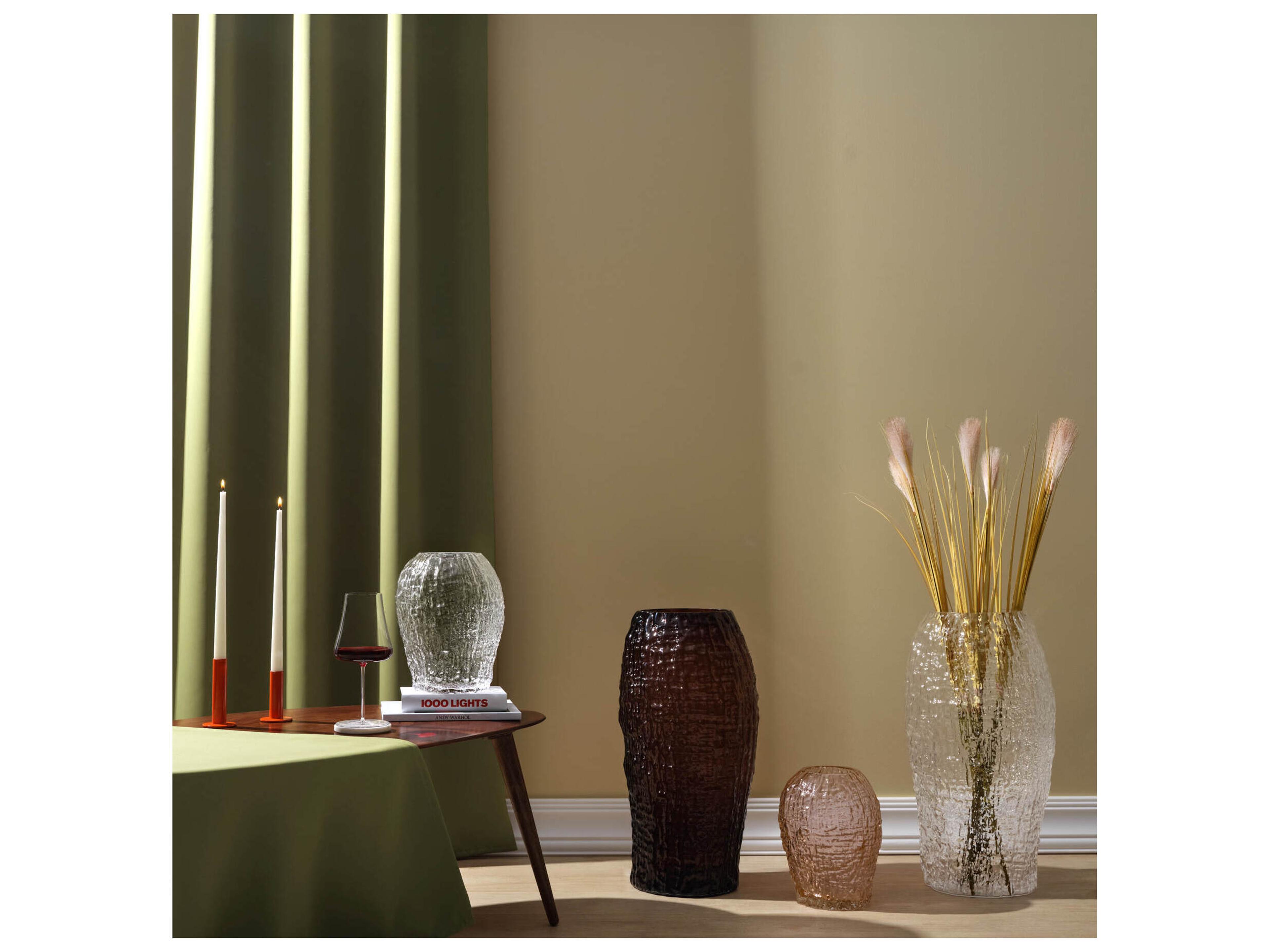 NUDE Molten Clear Vase