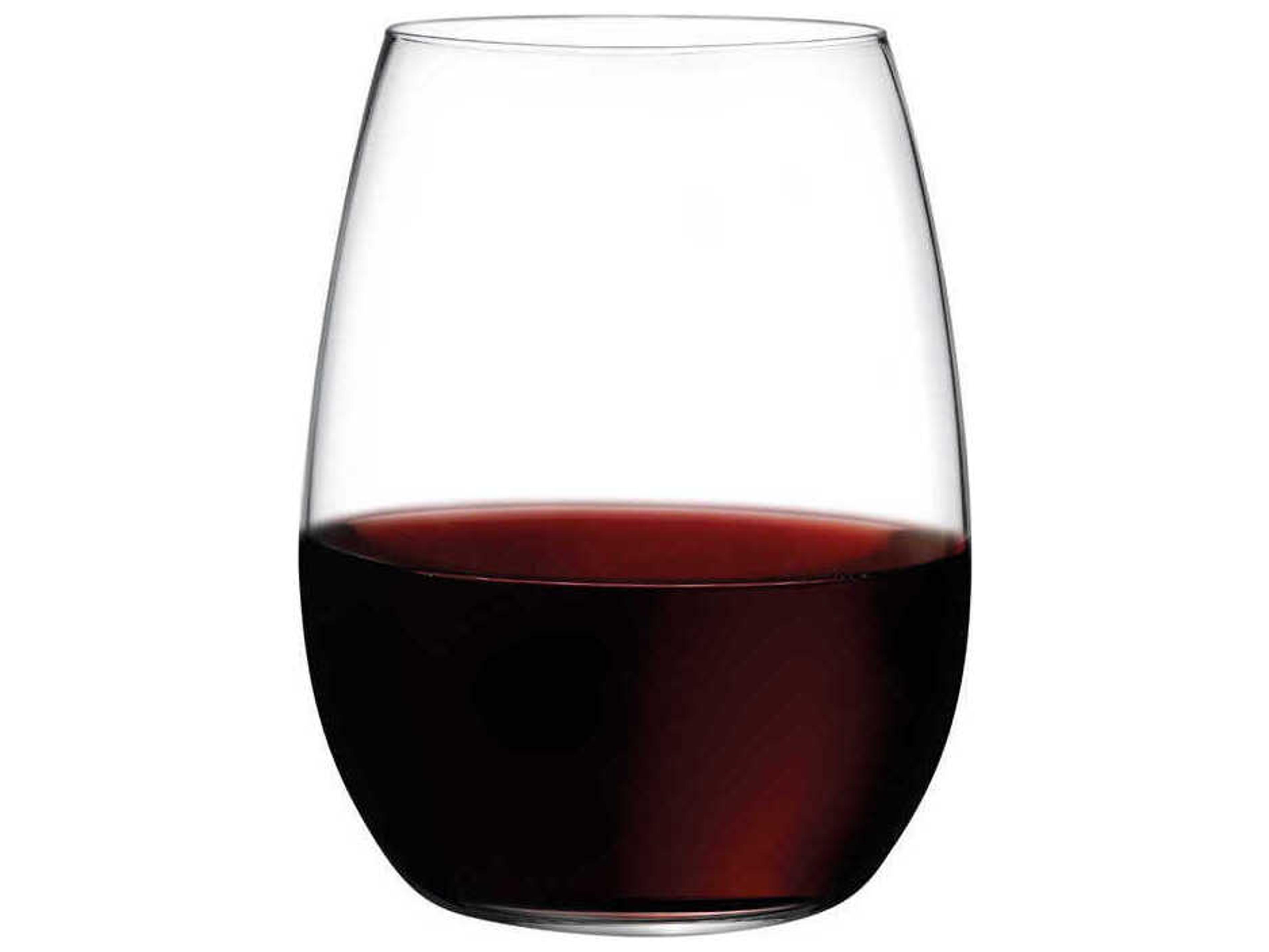 NUDE Pure Clear Bordeaux Glass Set of 4