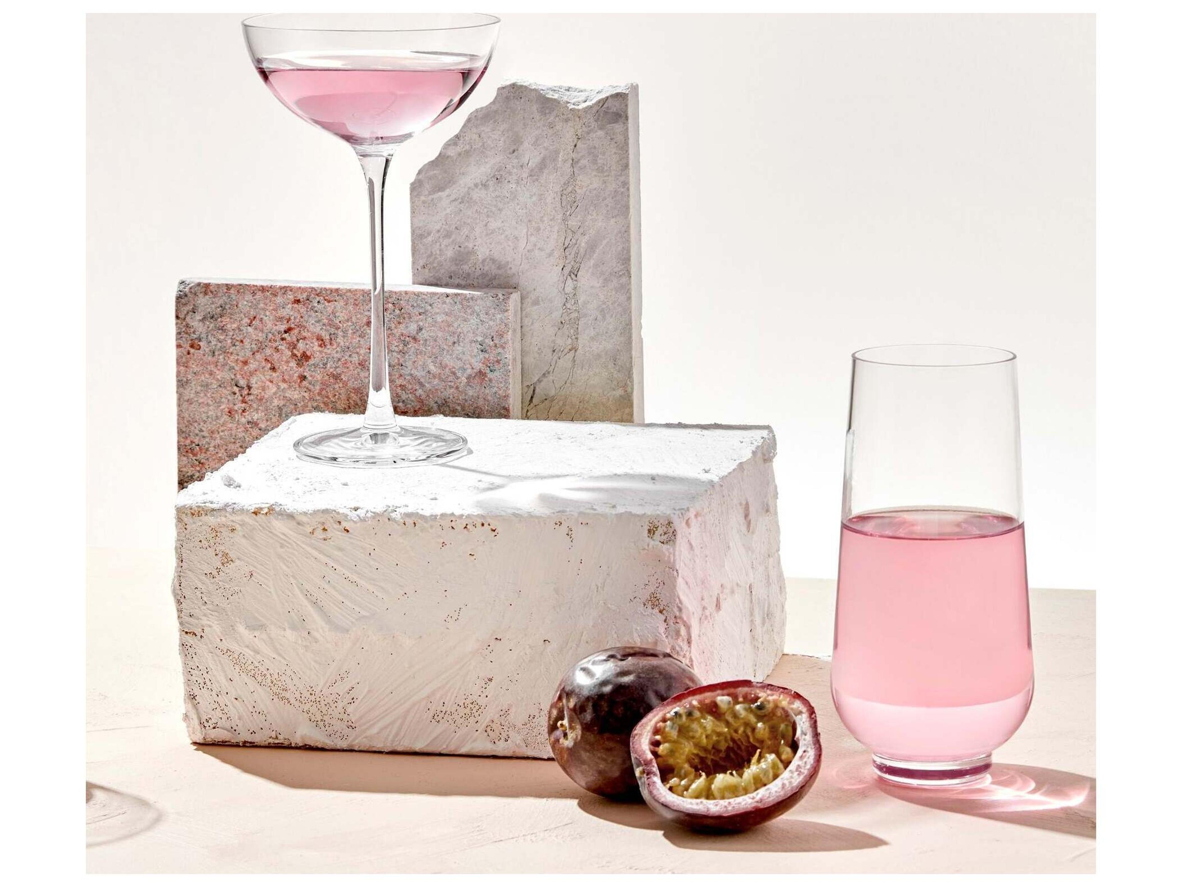 NUDE Hepburn Clear Long Drink Set of 4