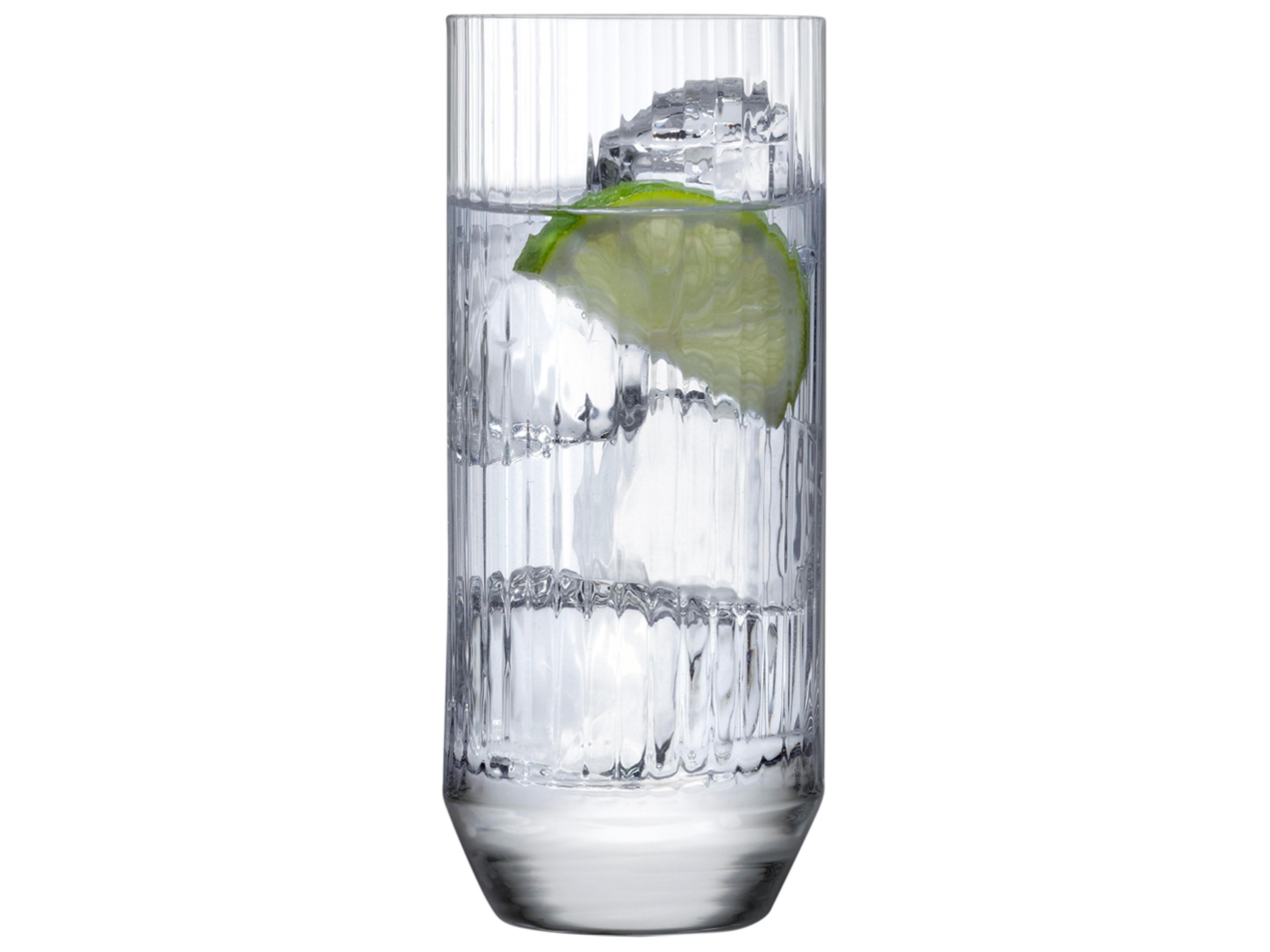 NUDE Big Top Clear Highball Glass Set of 4