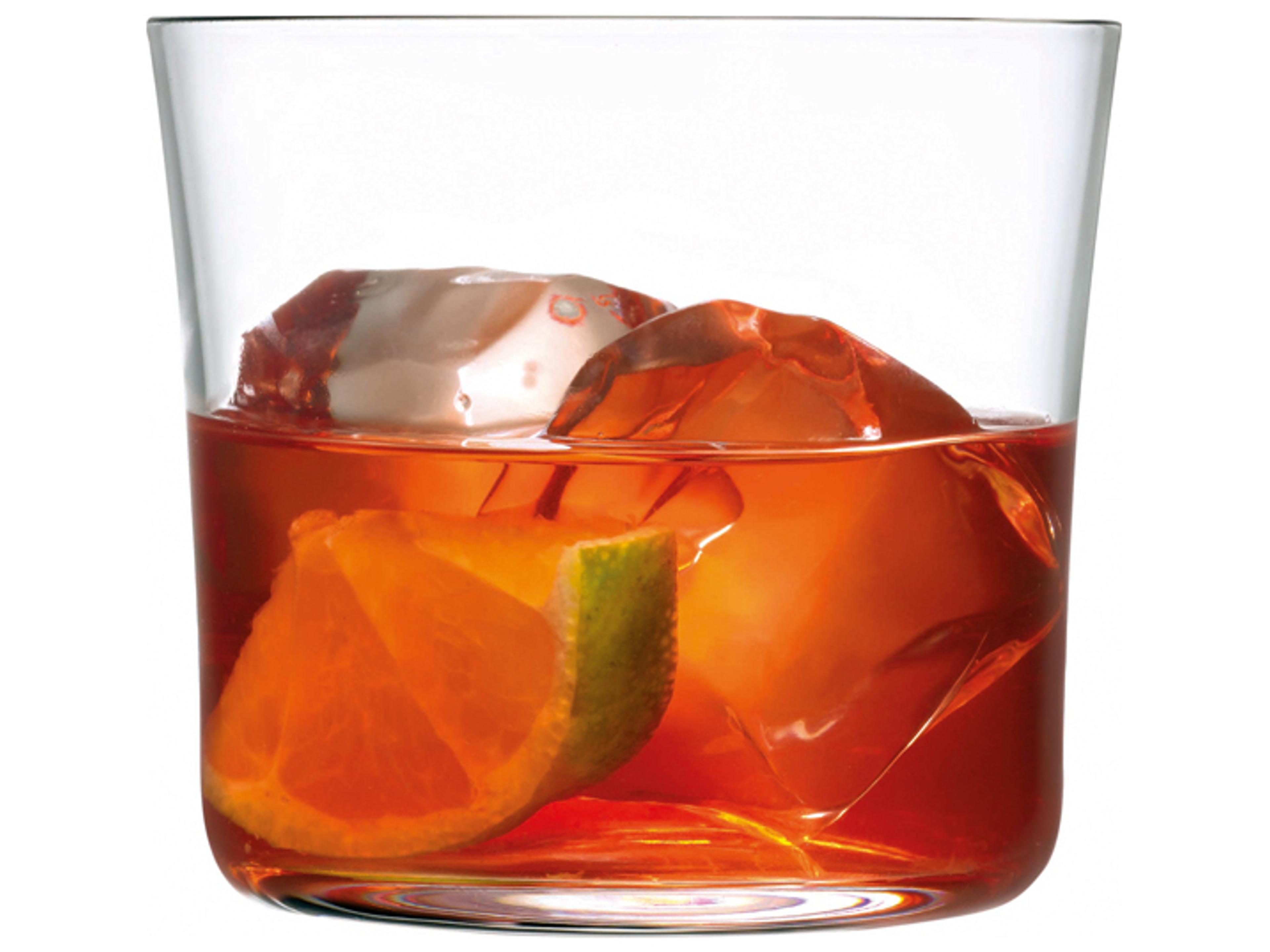 NUDE Savage Clear Lowball Glass Set of 4