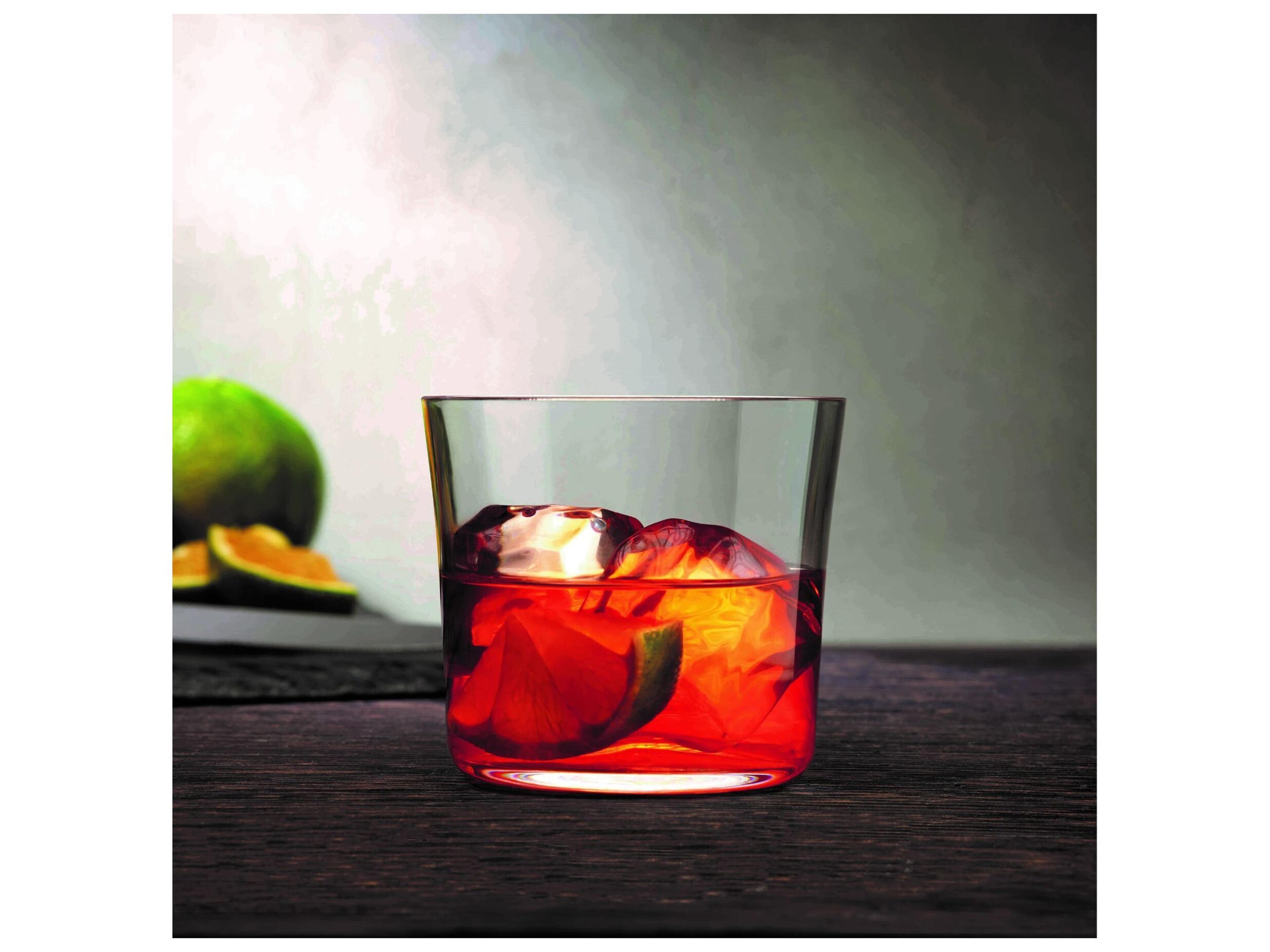 NUDE Savage Clear Lowball Glass Set of 4