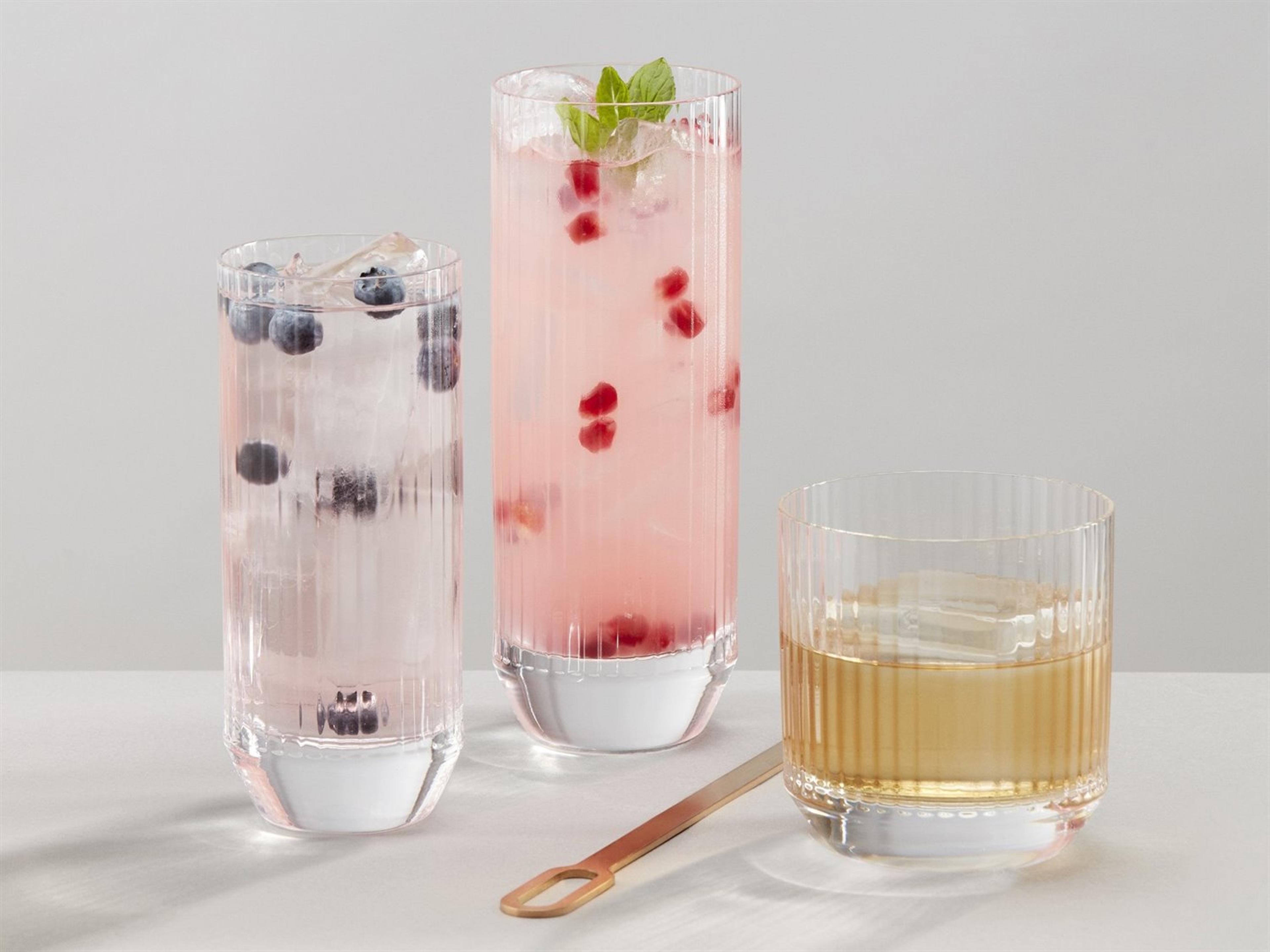 NUDE Big Top Clear Highball Glass Set of 4