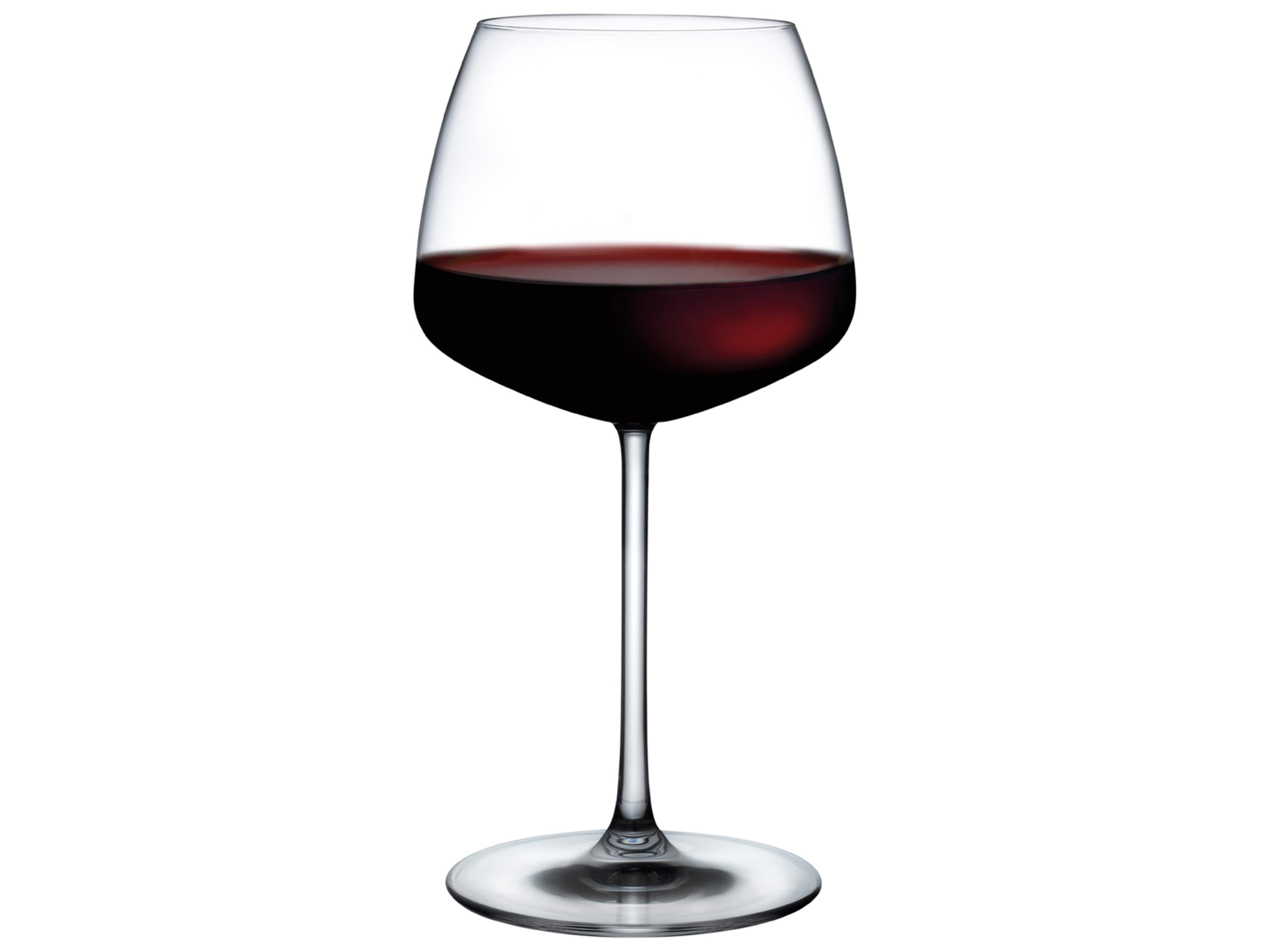 NUDE Mirage Clear Red Wine Glass Set of 2