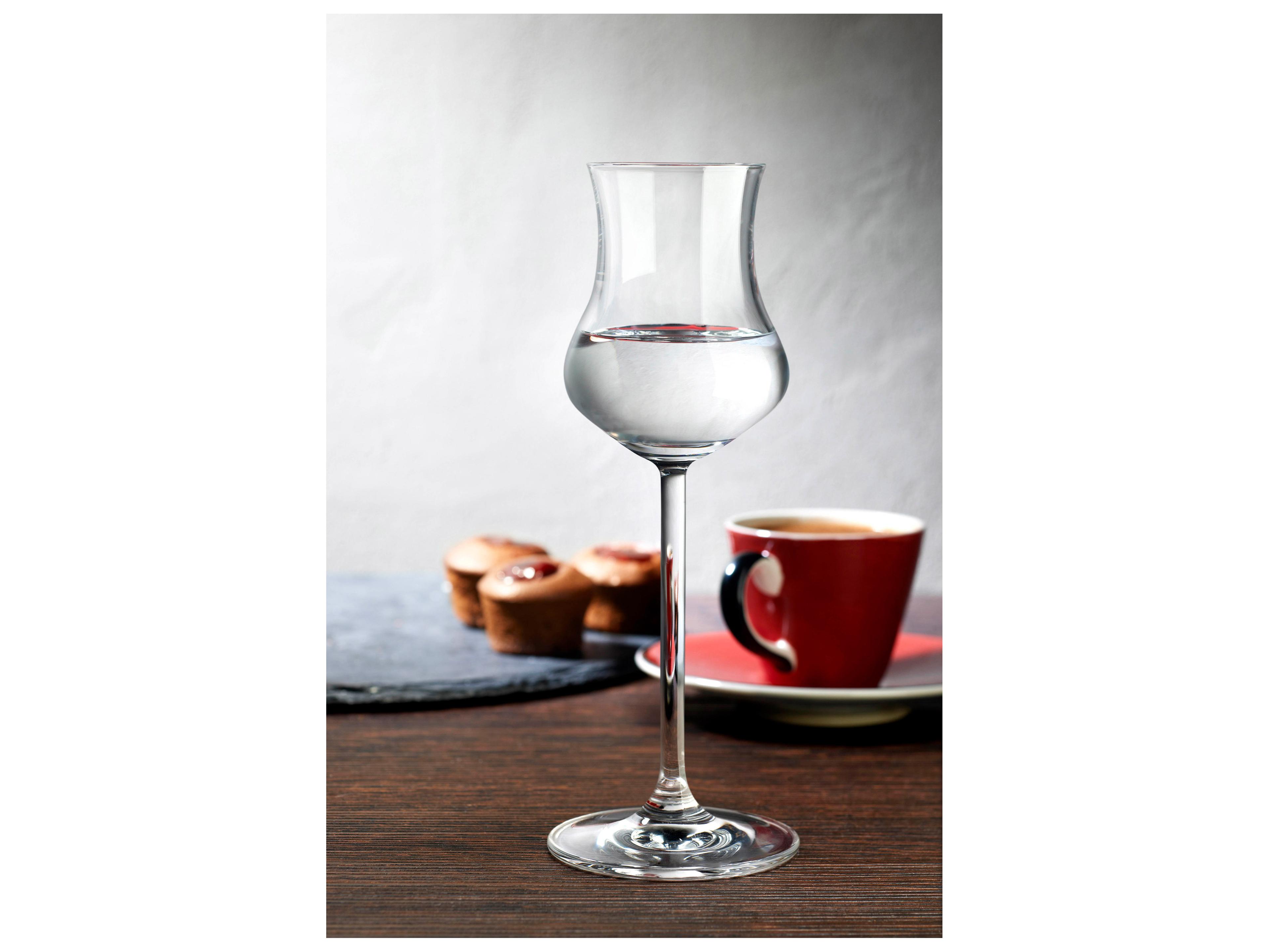 NUDE Vintage Clear Grappa Glass Set of 2