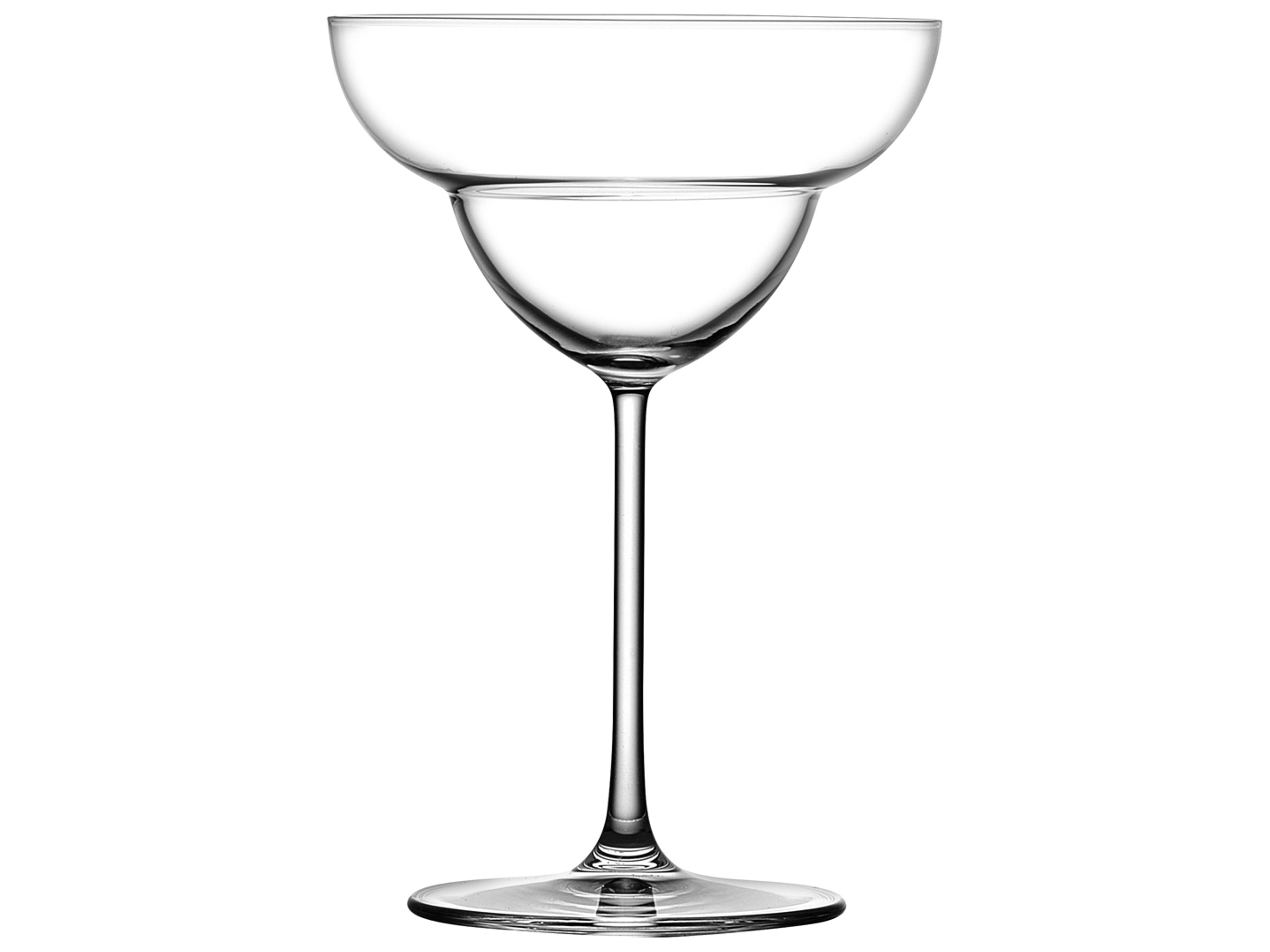 Vintage Margarita Glass Set Elegant Lead-Free Crystal