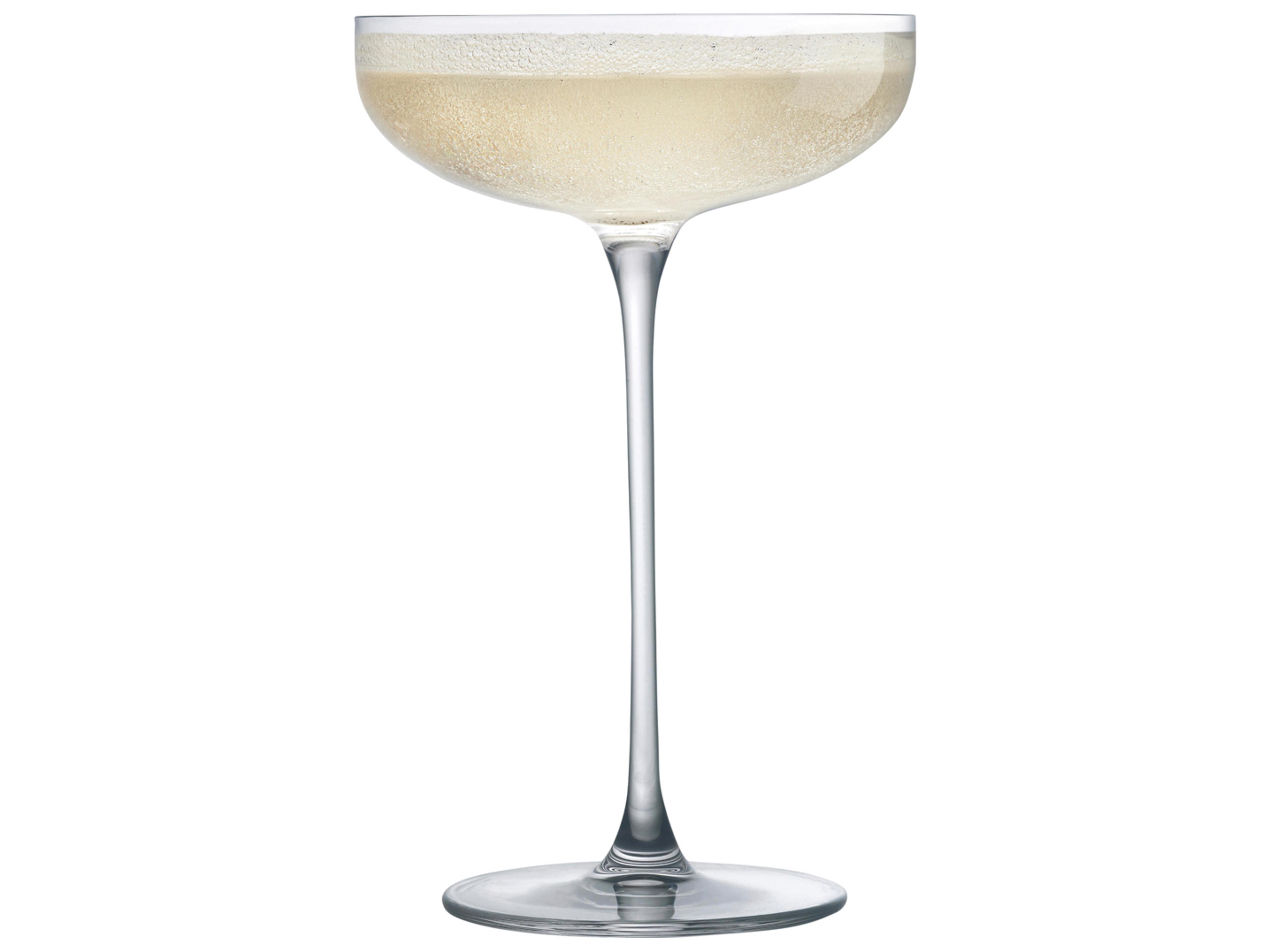 NUDE Savage Clear Coupe Glass Set of 2