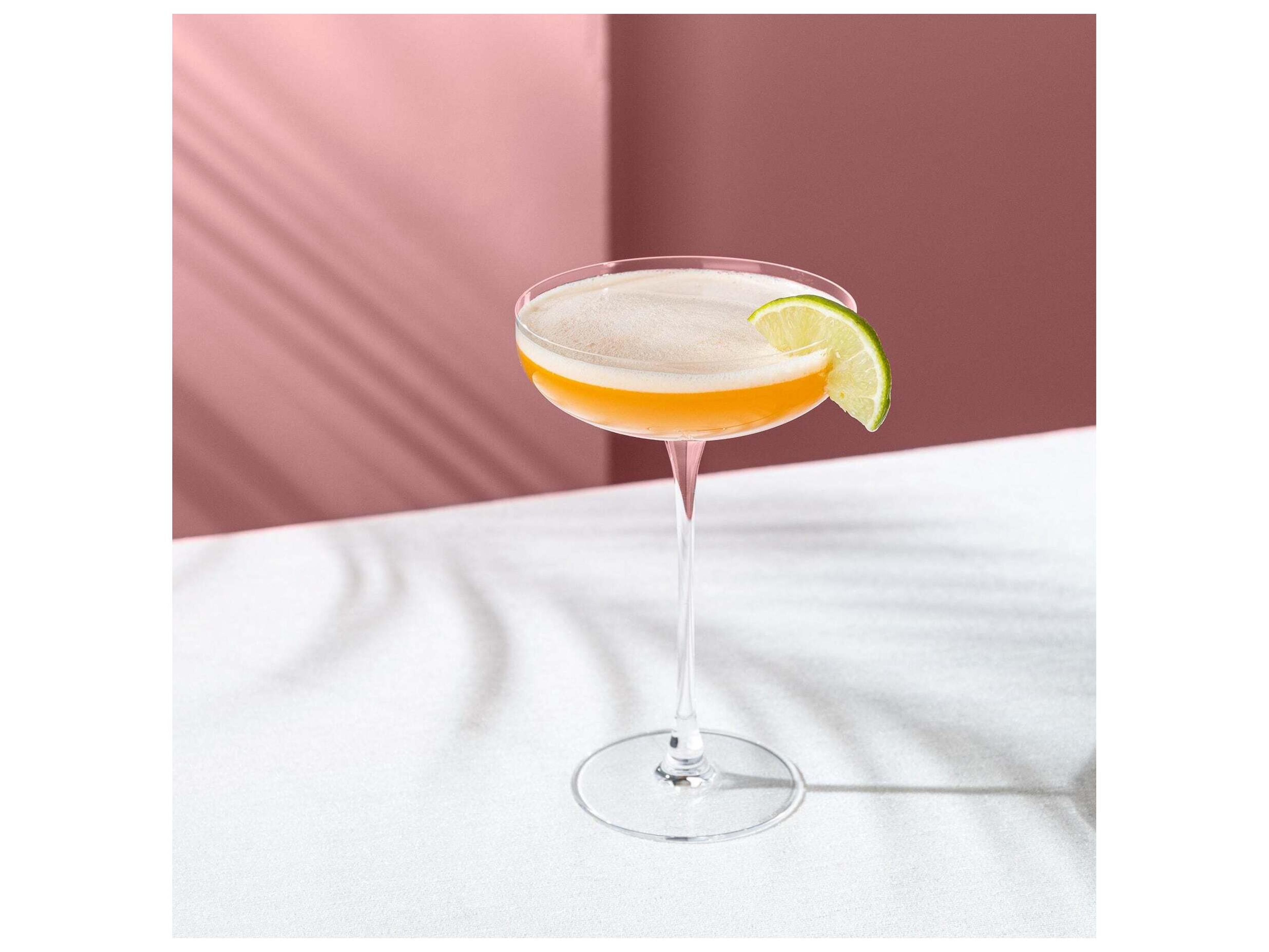 NUDE Savage Clear Coupe Glass Set of 2