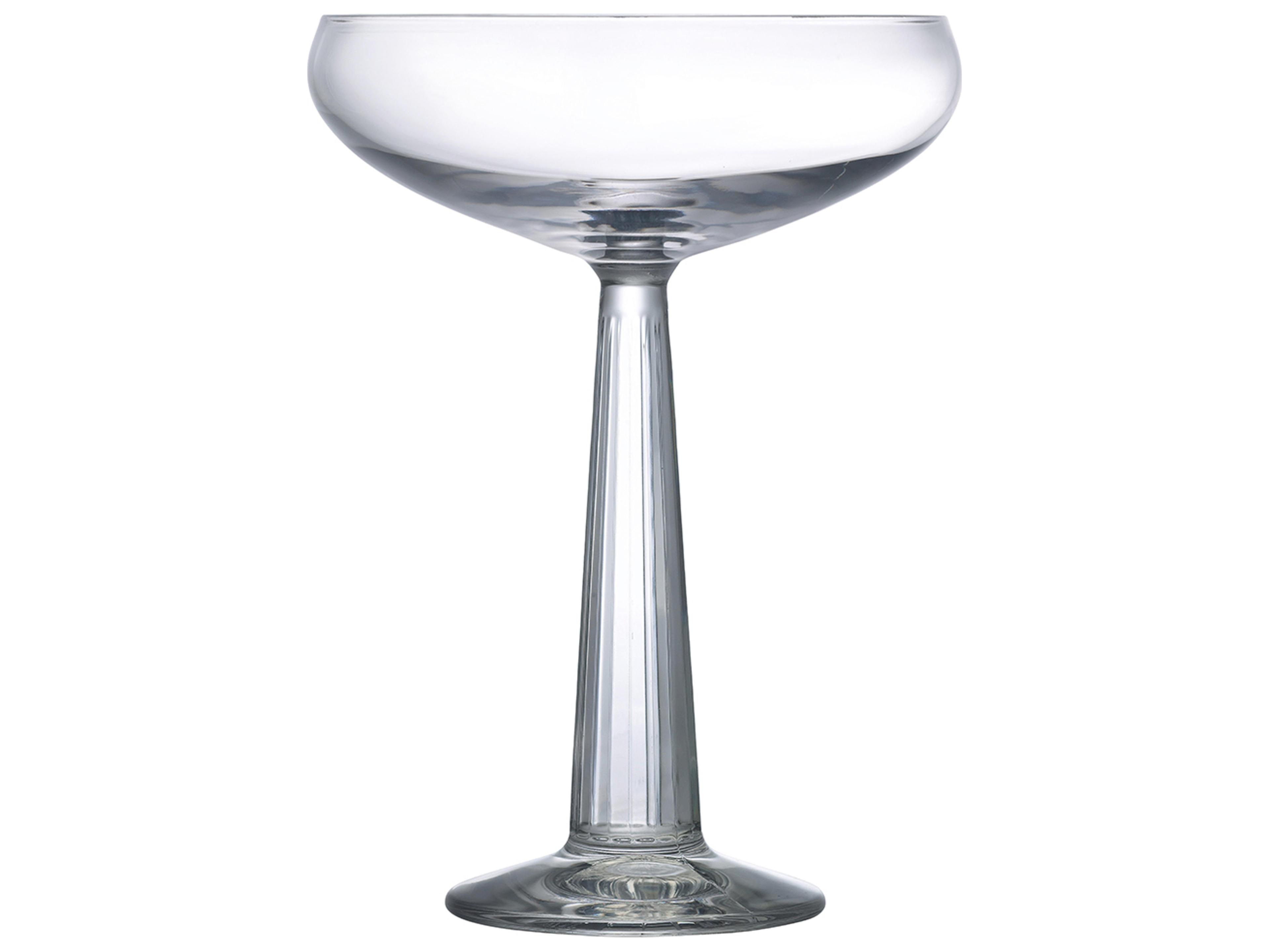 Big Top Coupe Glasses Set of 2 Modern Crystal Stemware
