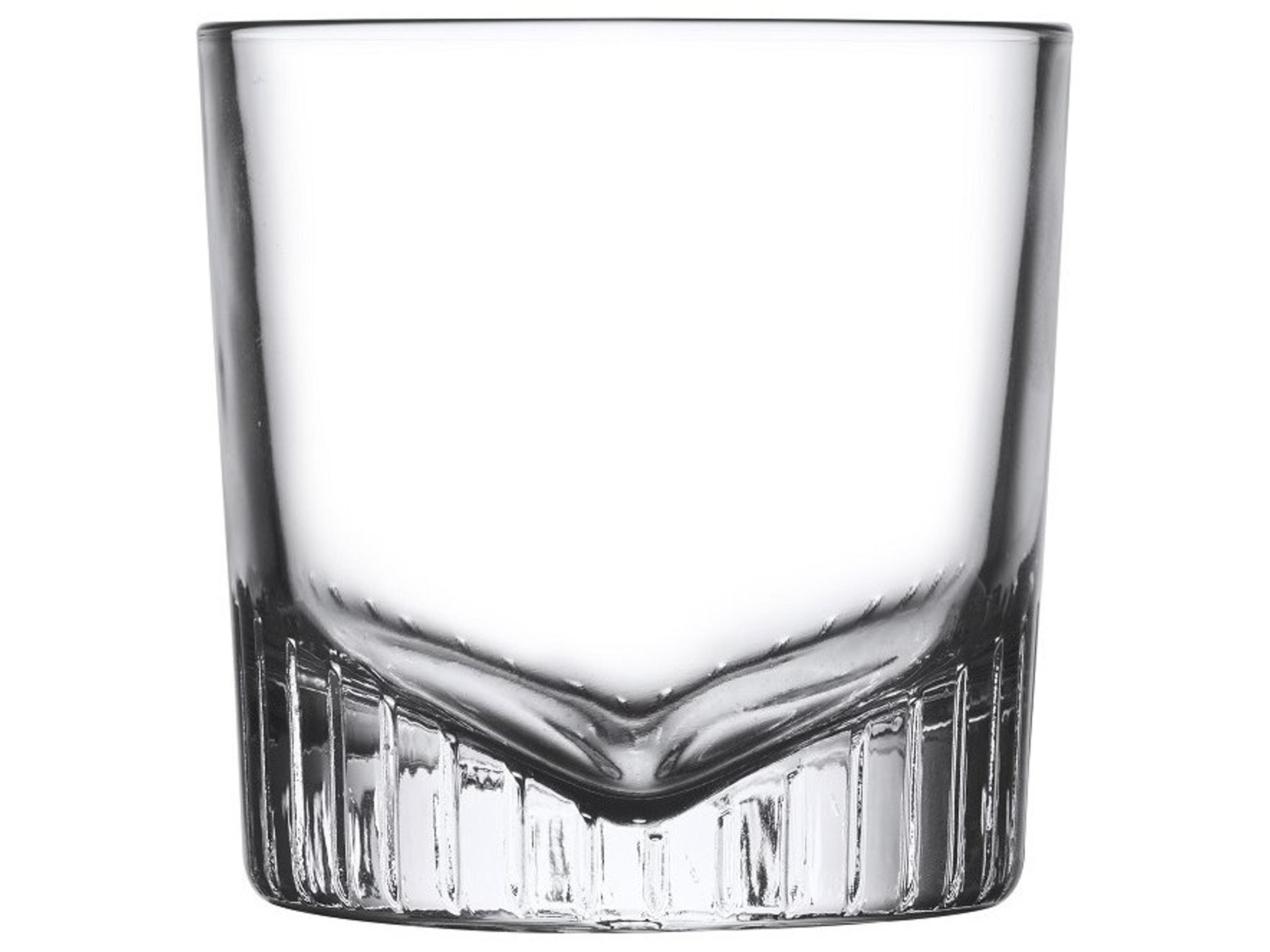 Caldera Whisky Glass Set of 4 Modern Cut Crystalline