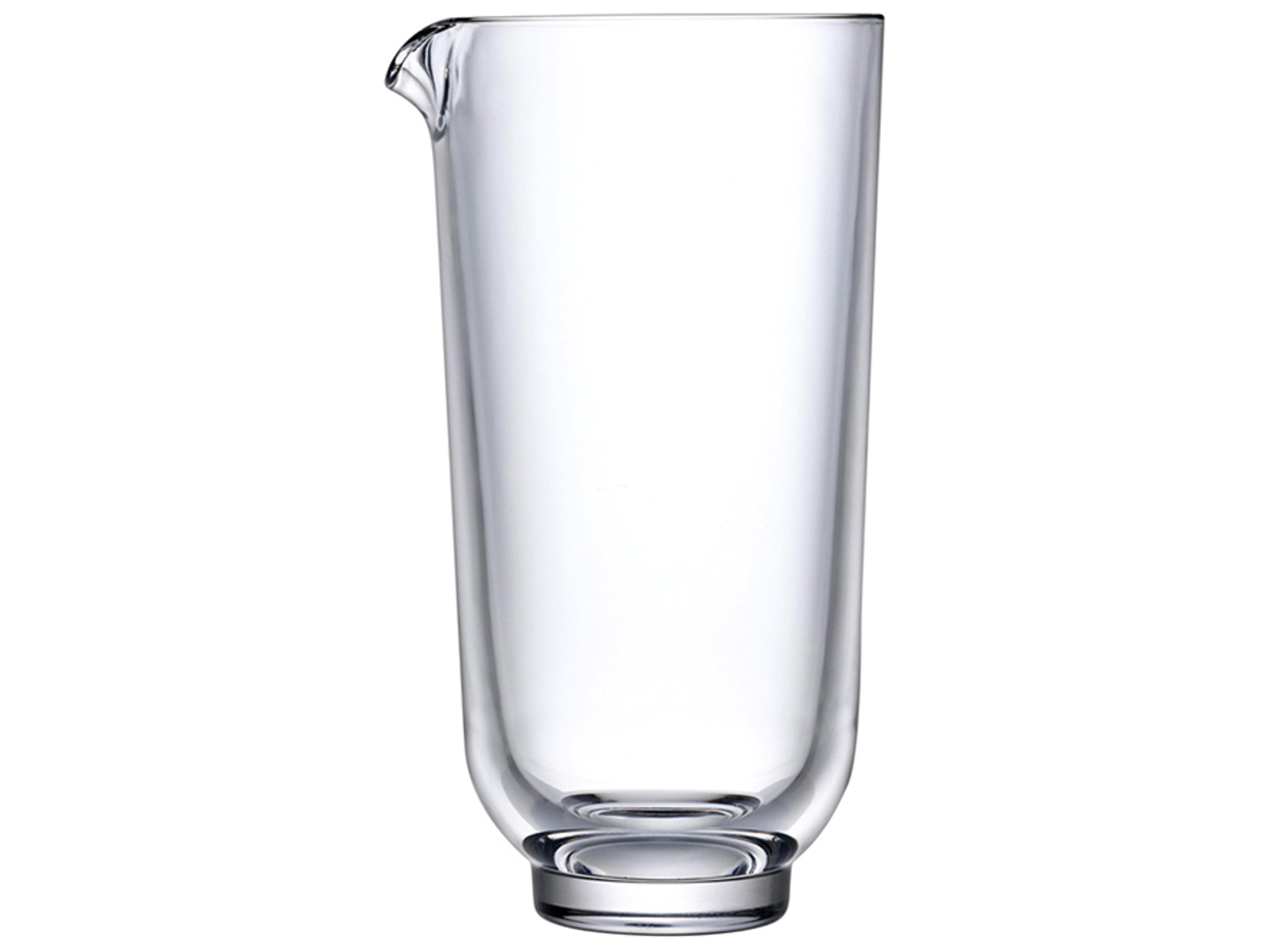 NUDE Hepburn Mixing Glass and Metal Stirrer