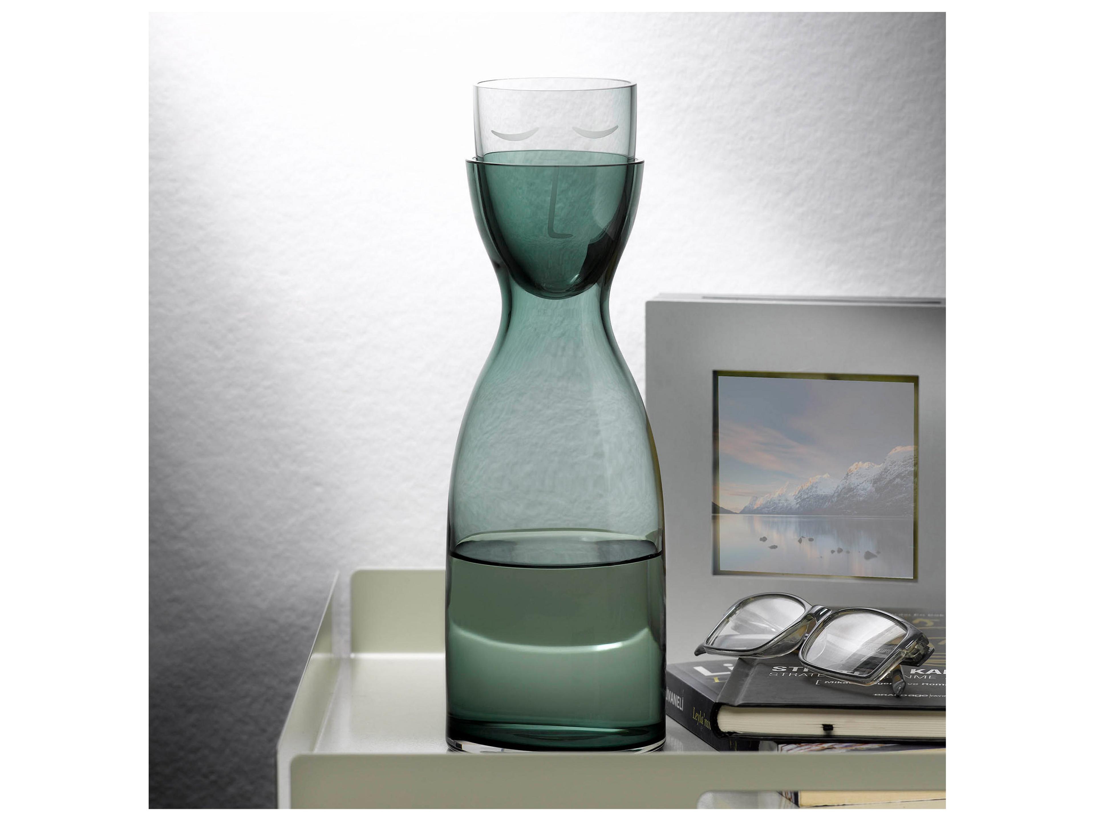 NUDE Mr. & Mrs. Green Tall Water Set