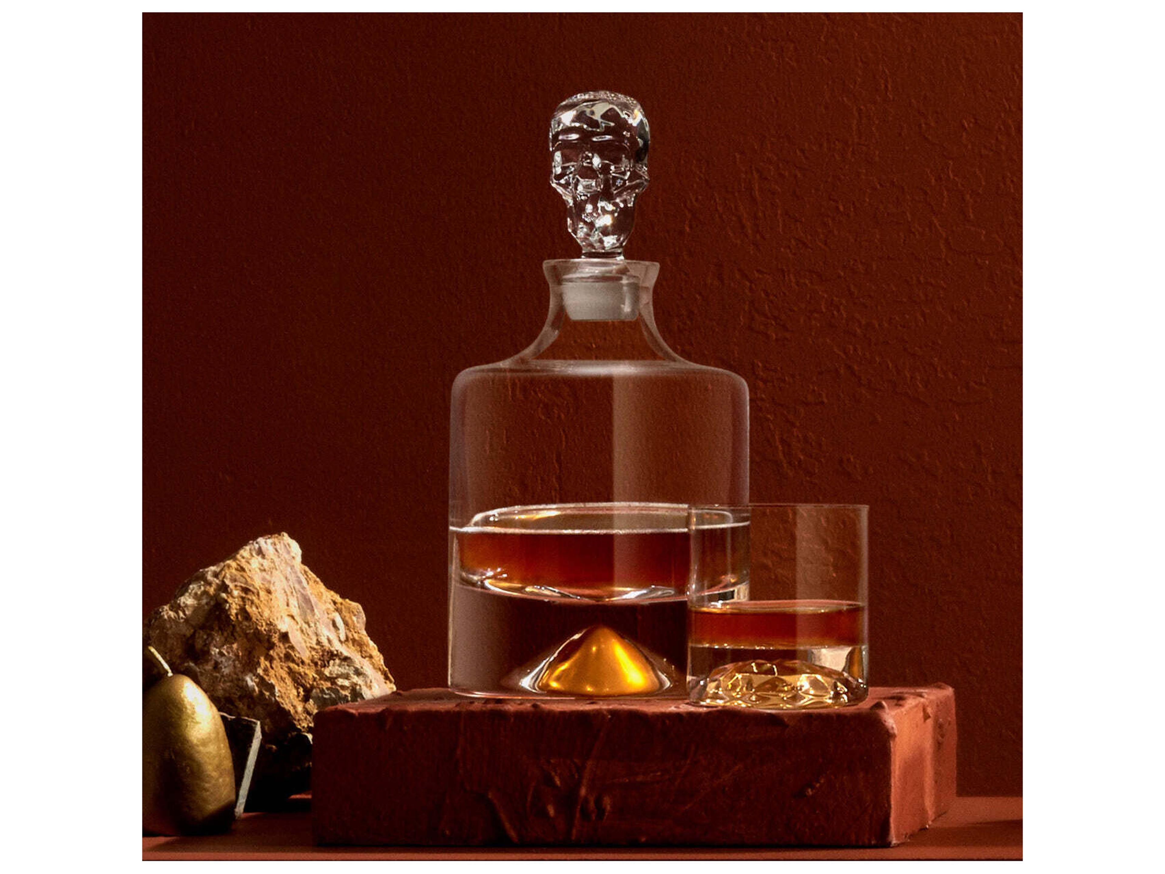 NUDE Shade Clear Whiskey Carafe